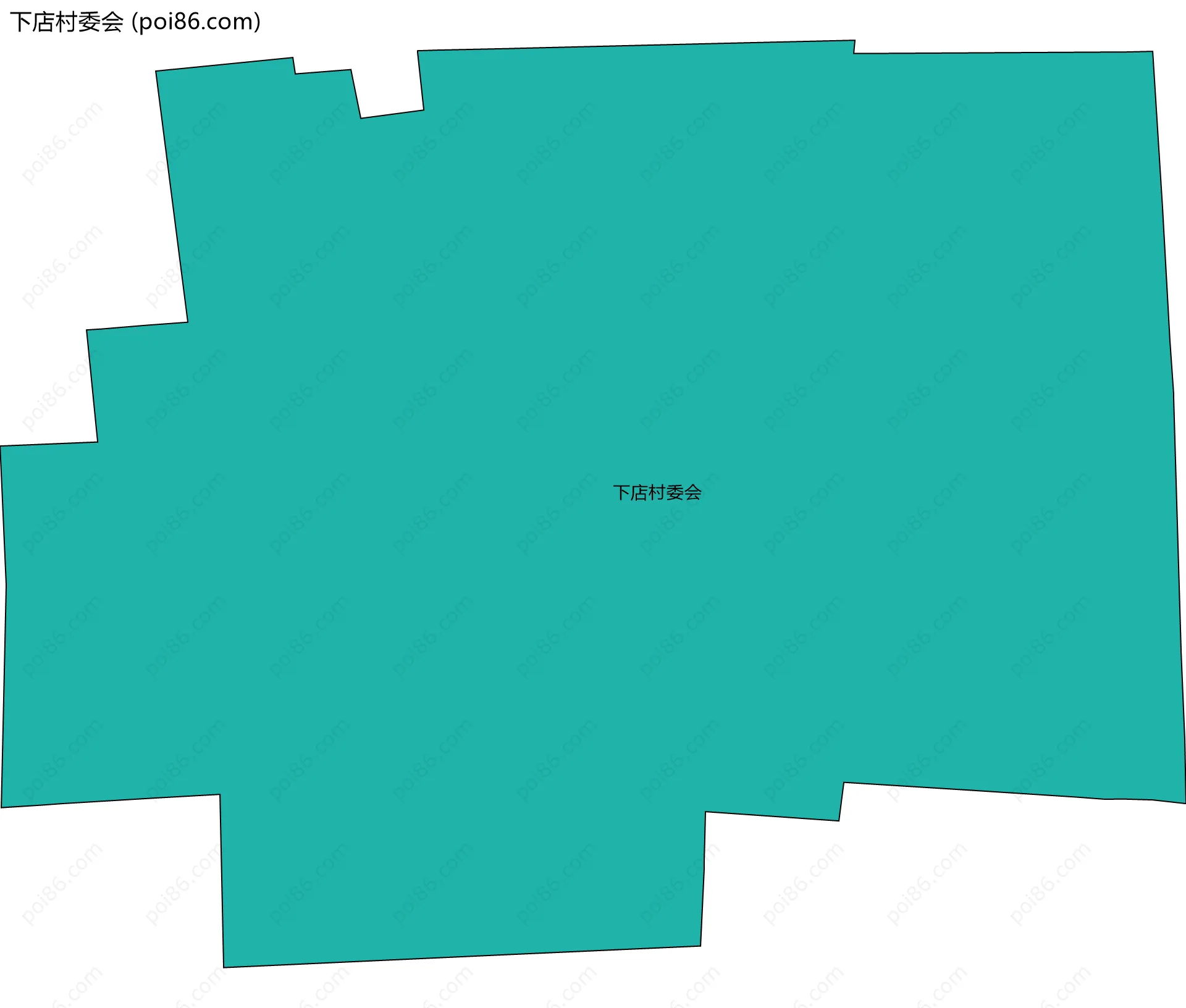 下店村委会边界地图