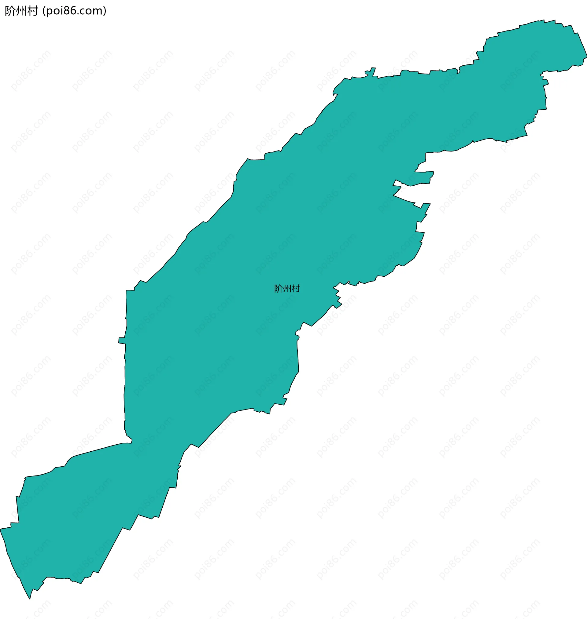 阶州村边界地图