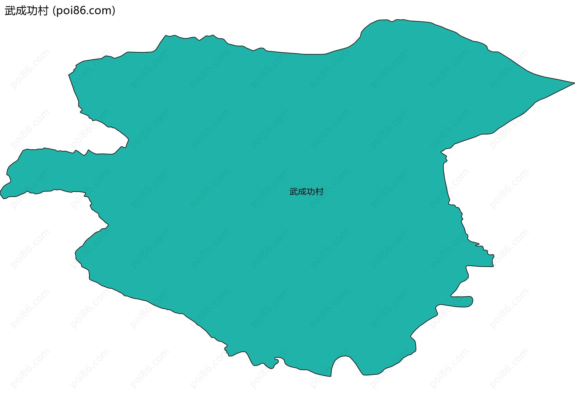 武成功村边界地图