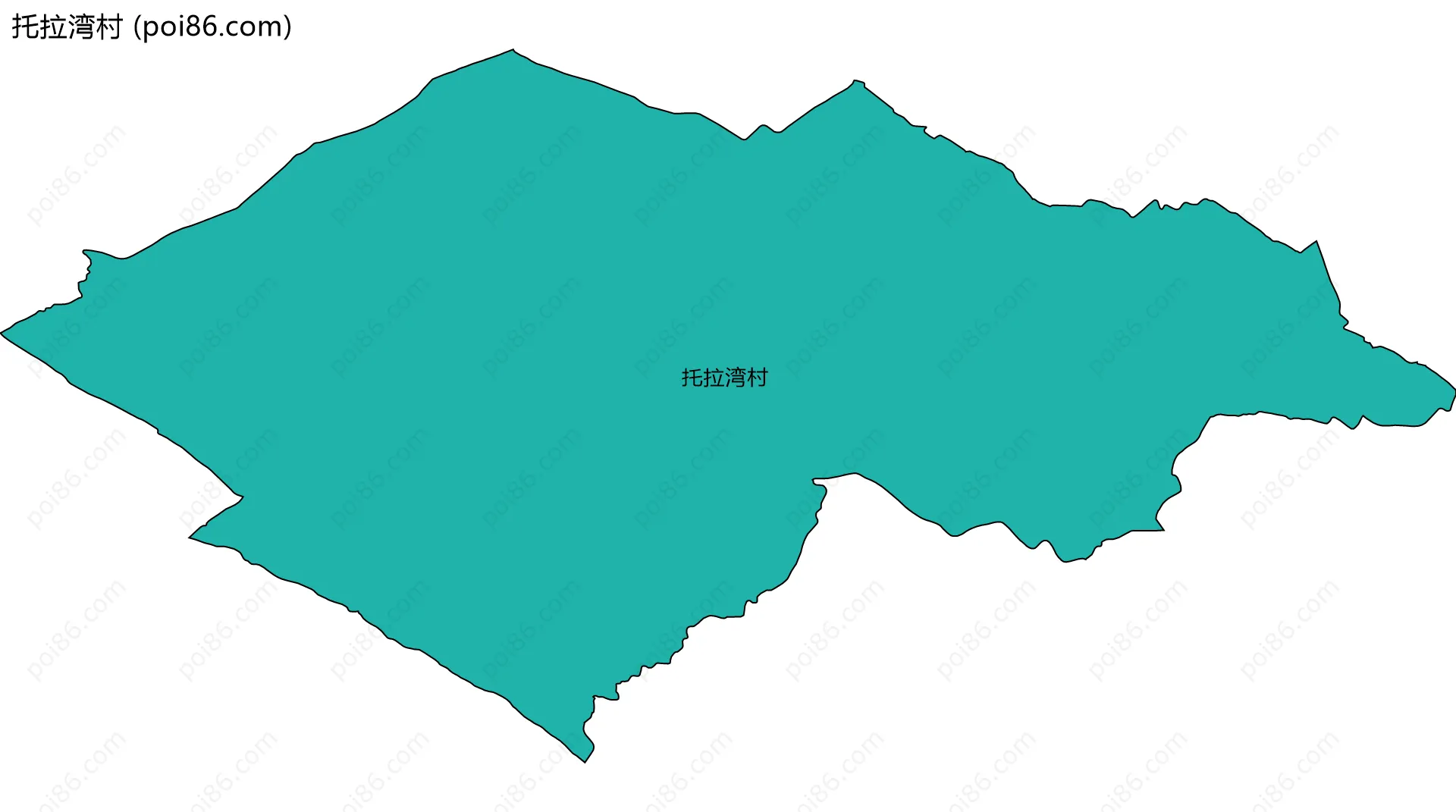 托拉湾村边界地图