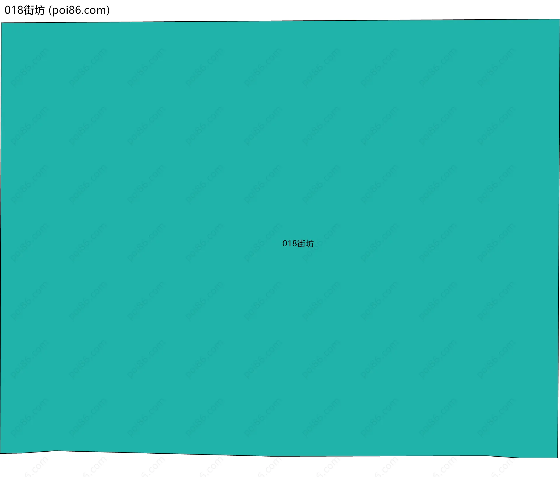 018街坊边界地图