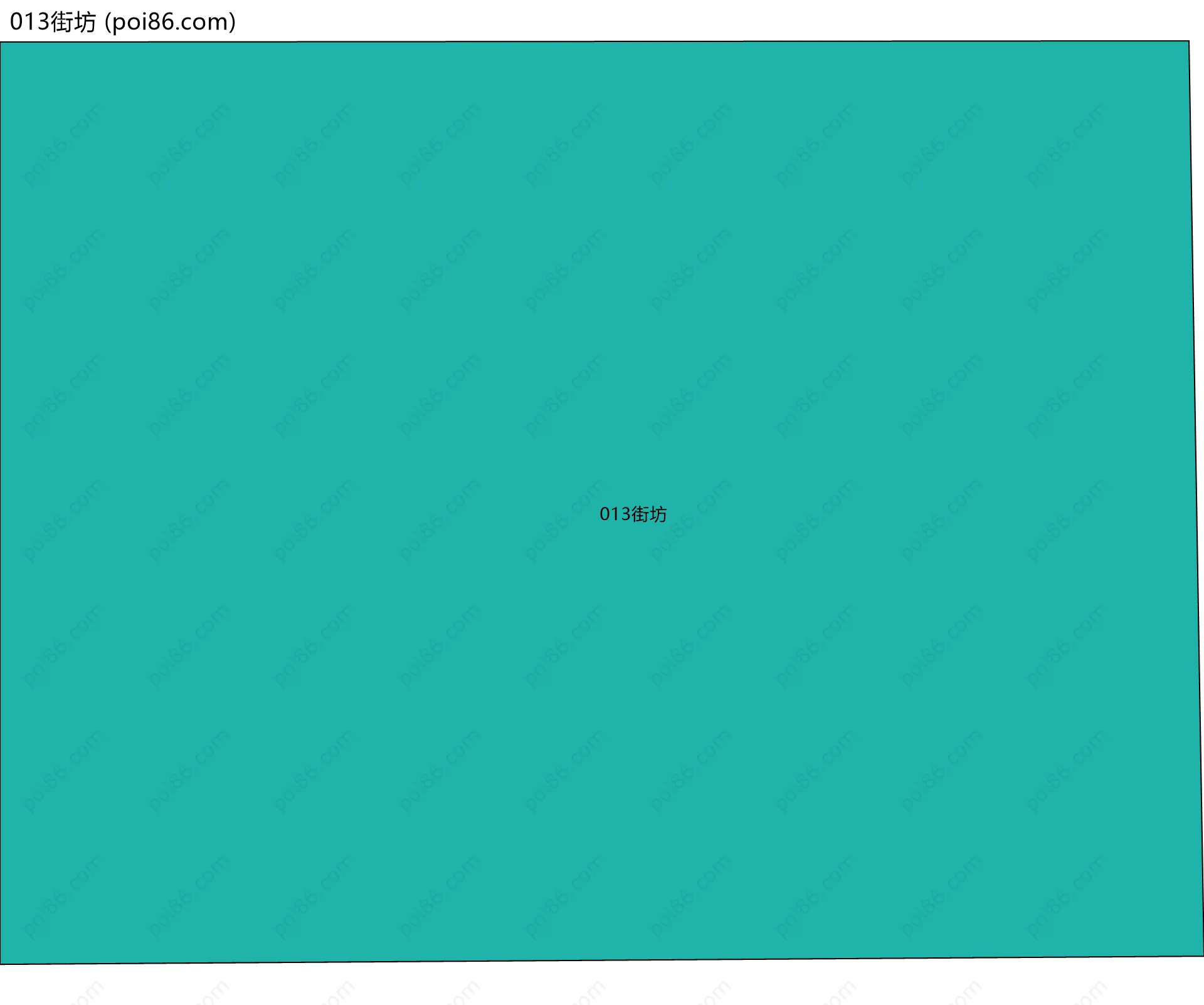 013街坊边界地图