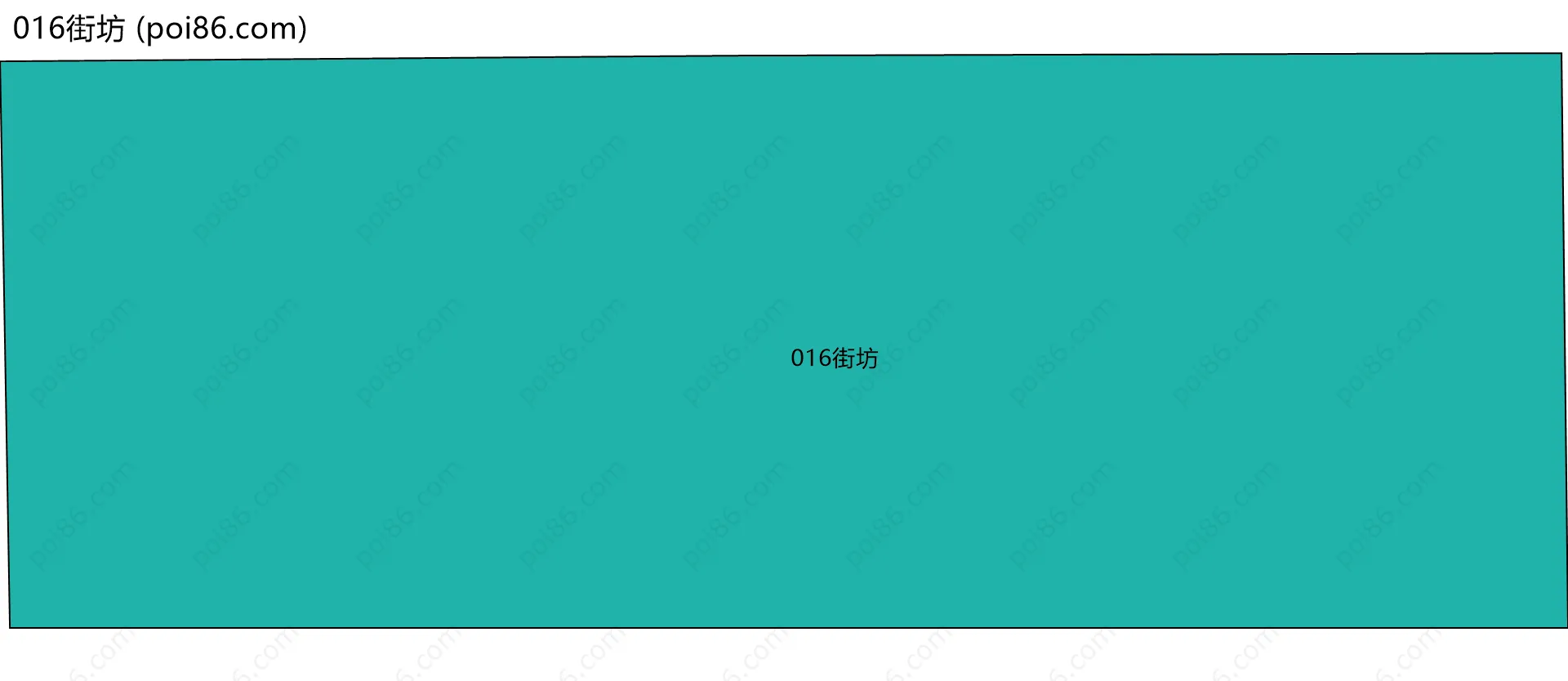 016街坊边界地图
