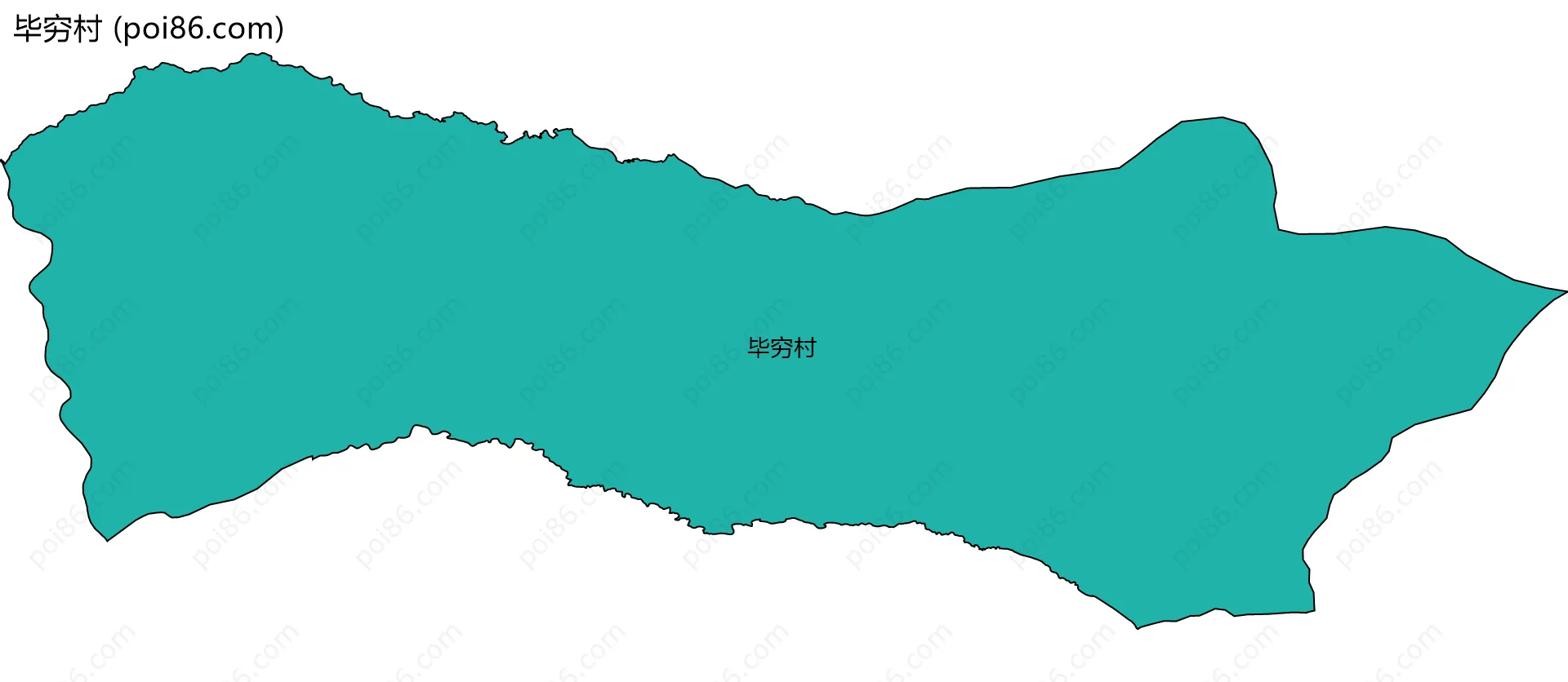 毕穷村边界地图