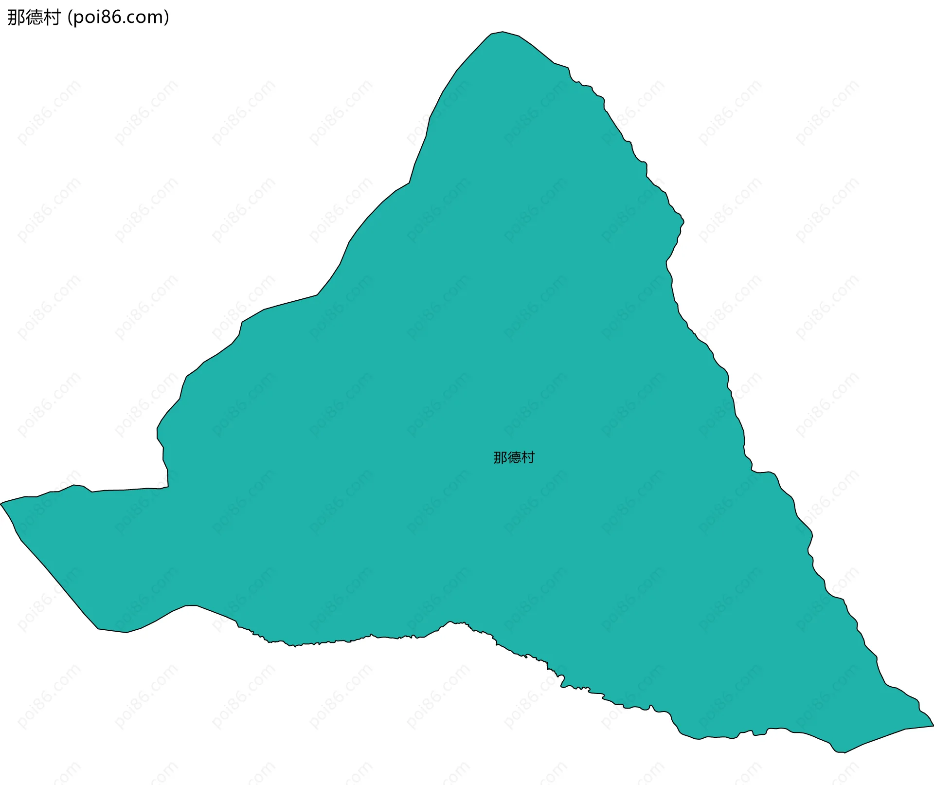 那德村边界地图