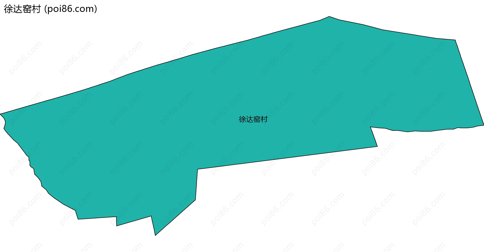 徐达窑村边界地图