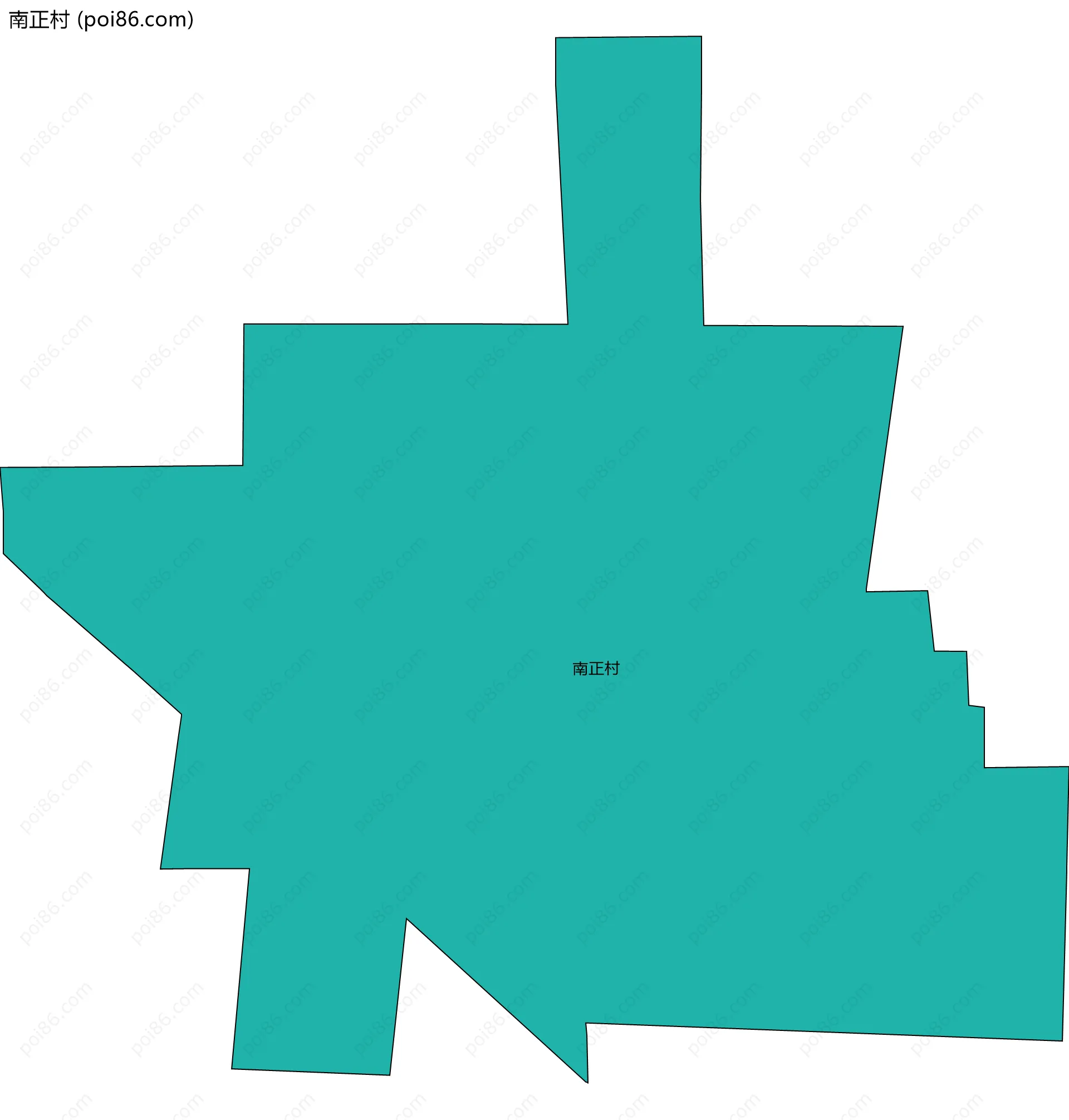 南正村边界地图