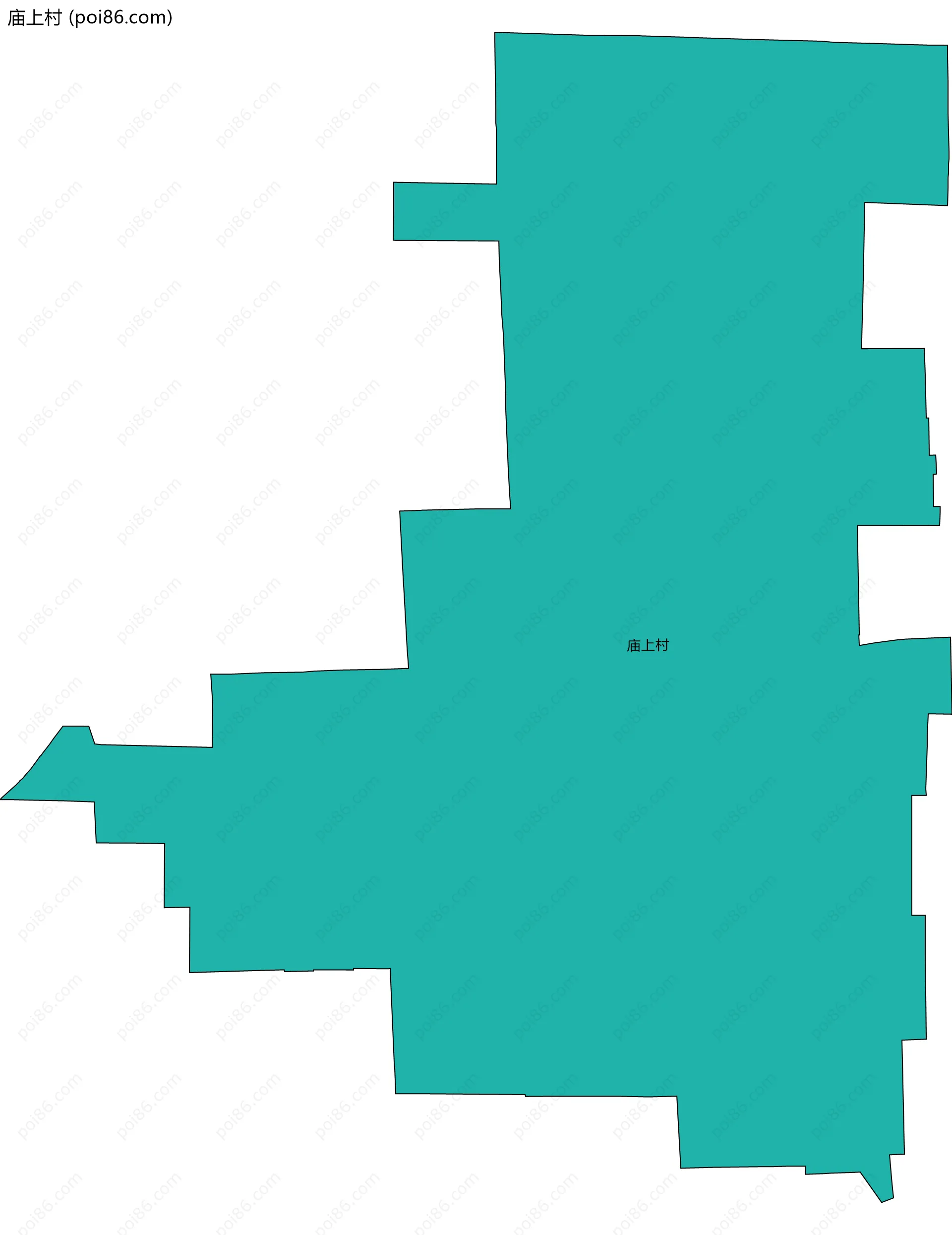 庙上村边界地图