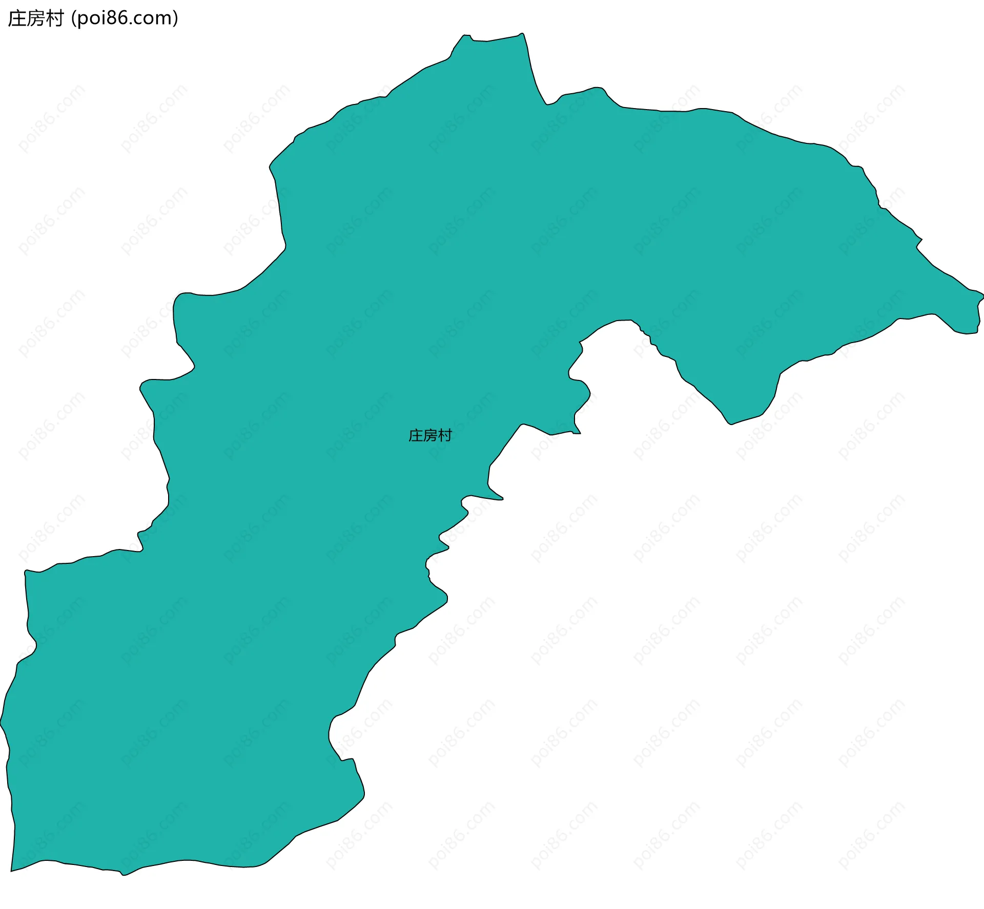 庄房村边界地图