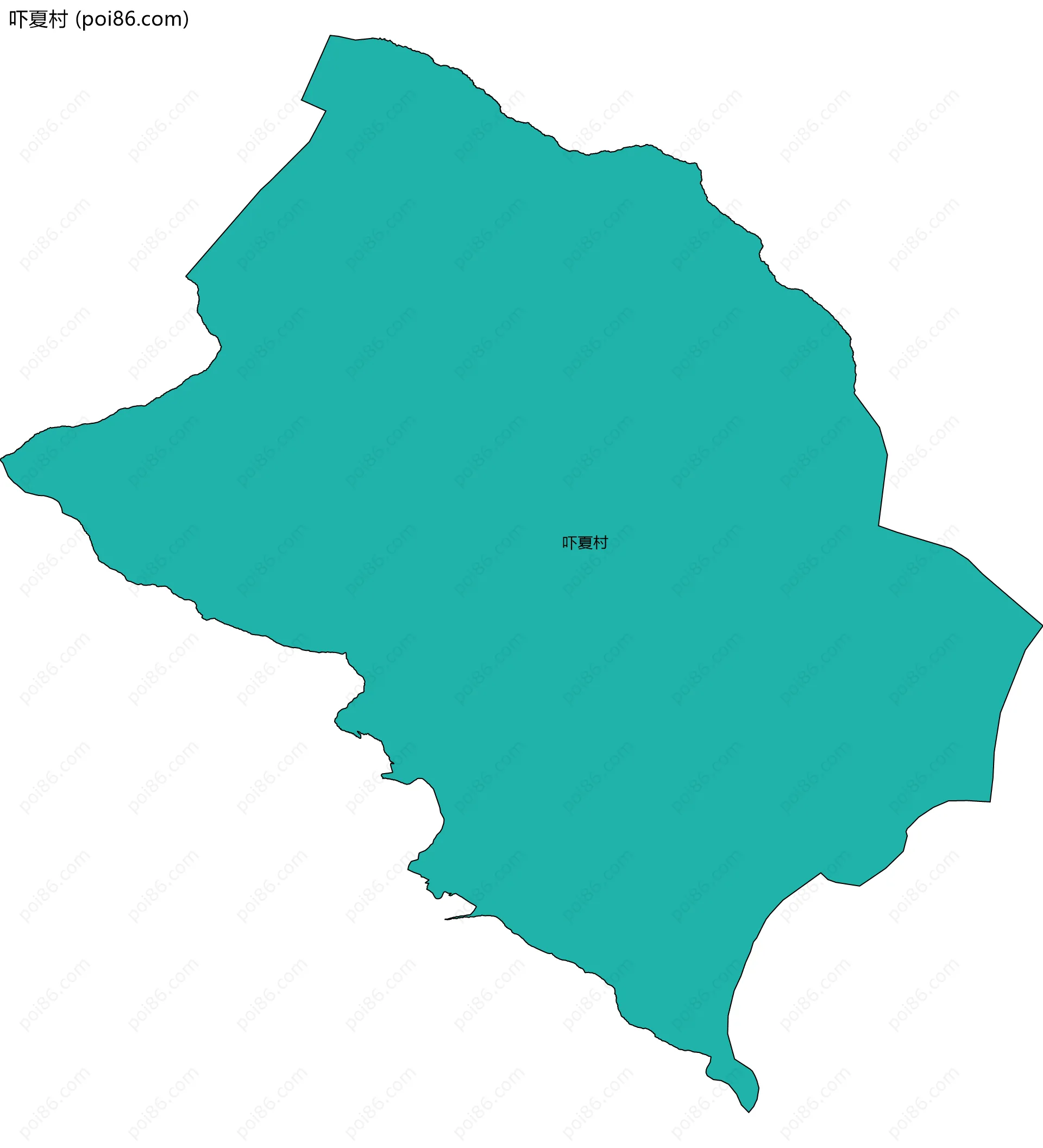 吓夏村边界地图