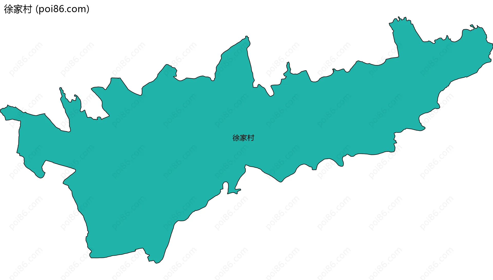 徐家村边界地图