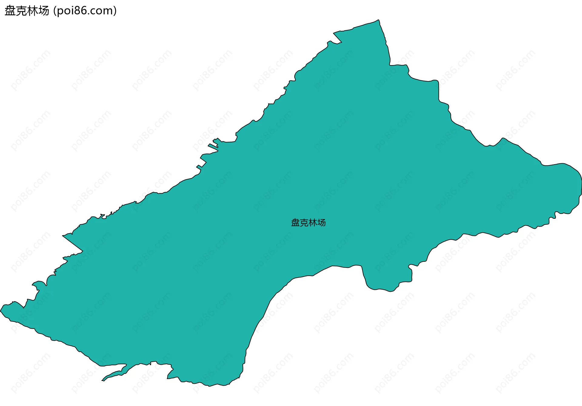 盘克林场边界地图