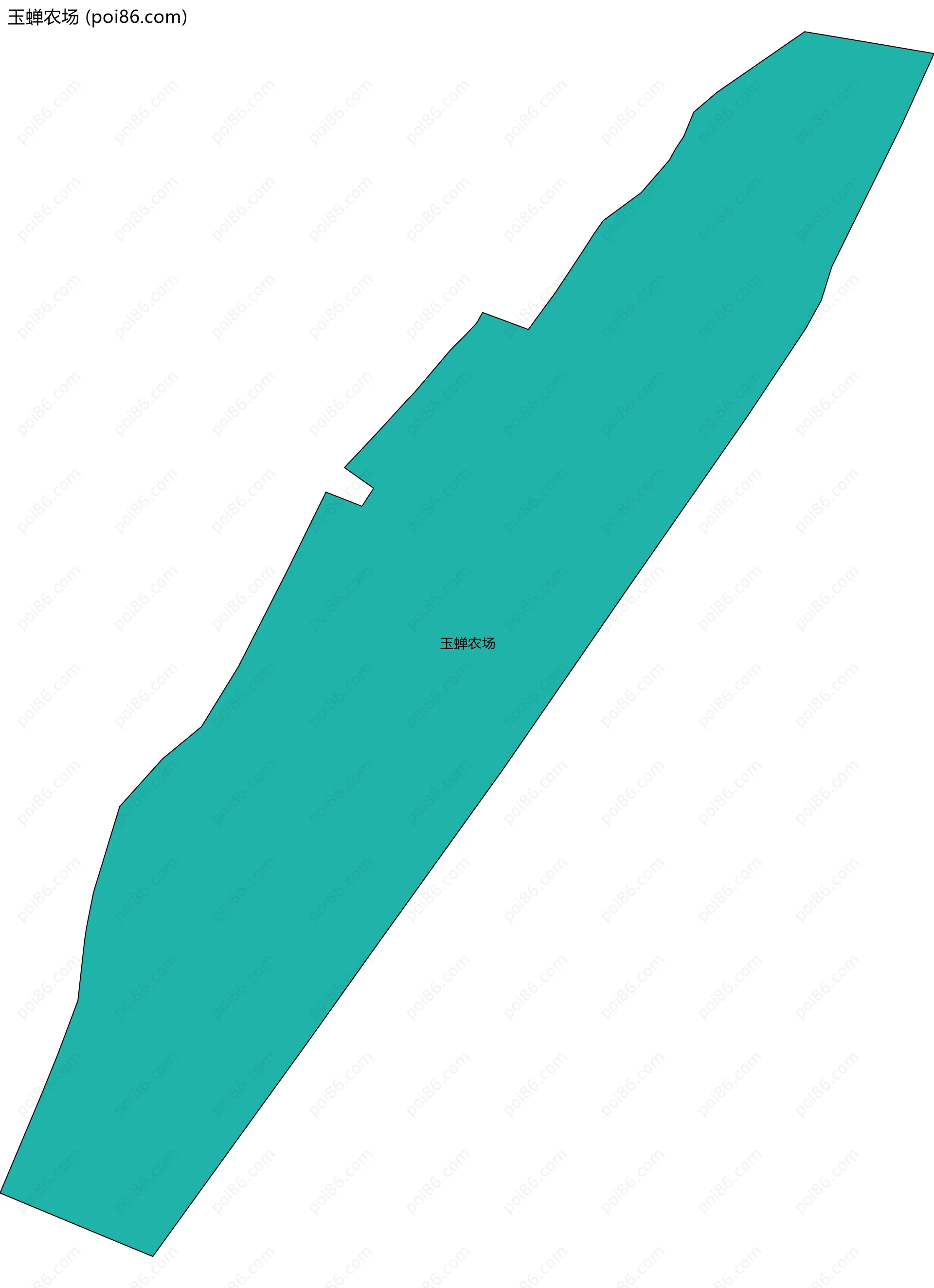 玉蝉农场边界地图