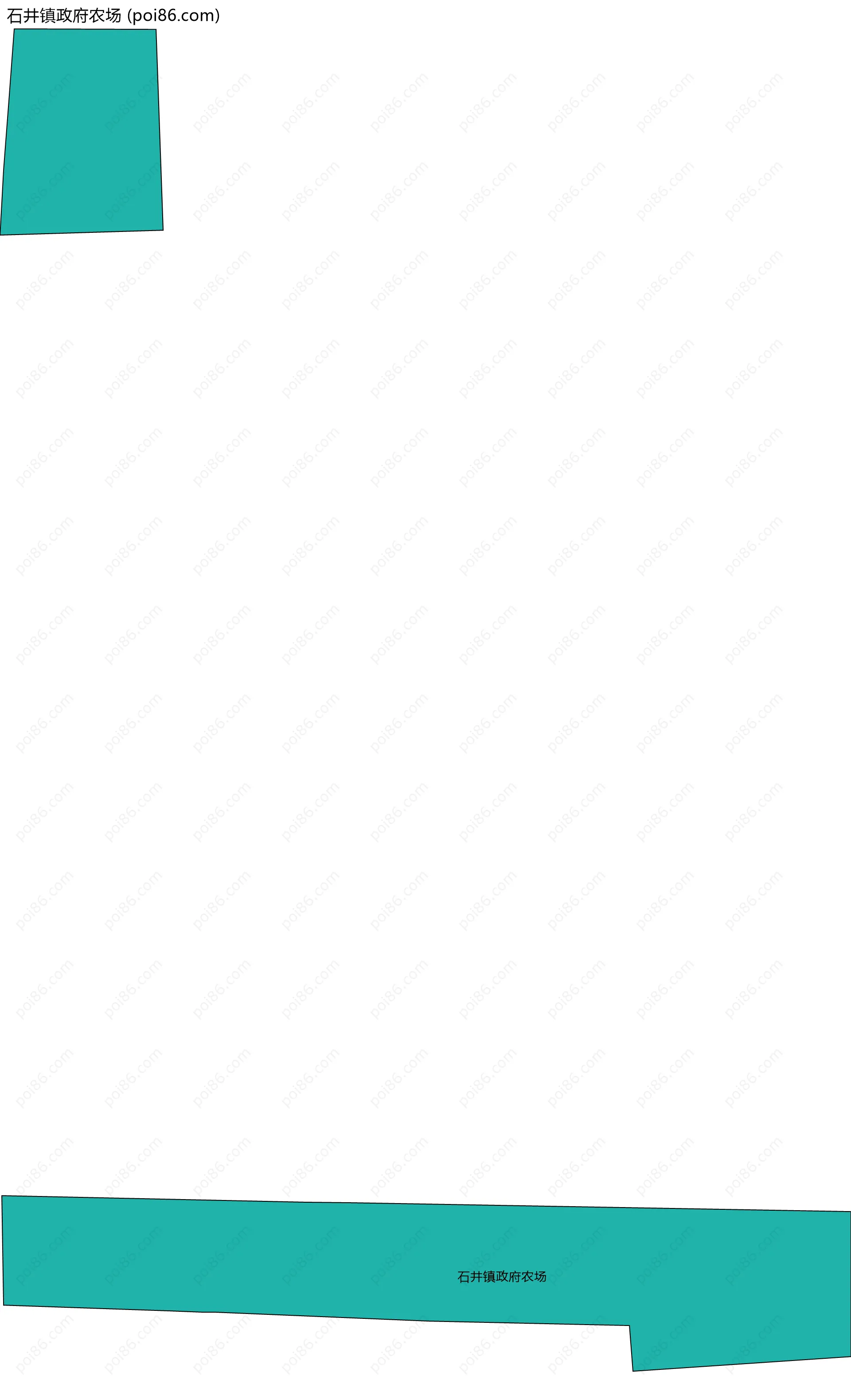 石井镇政府农场边界地图