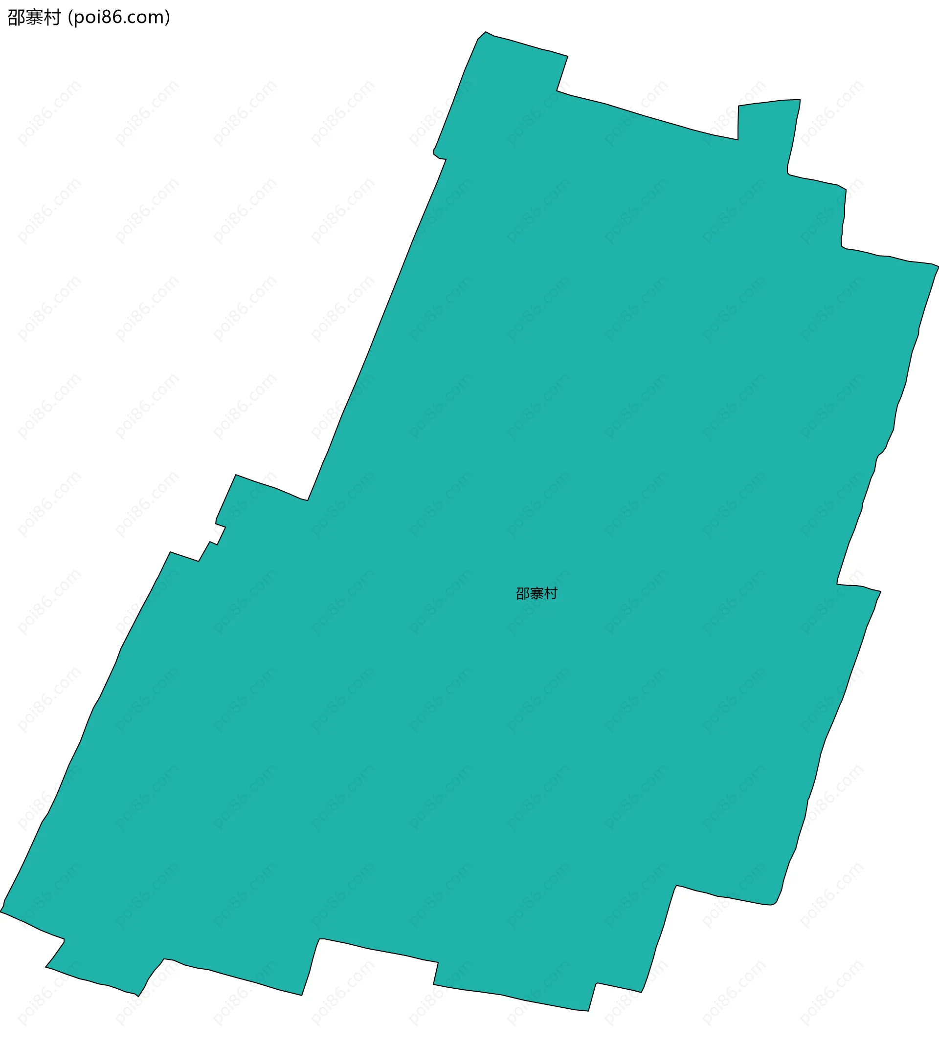 邵寨村边界地图