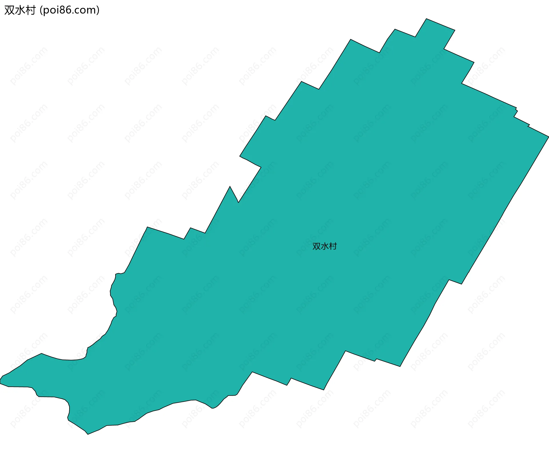 双水村边界地图
