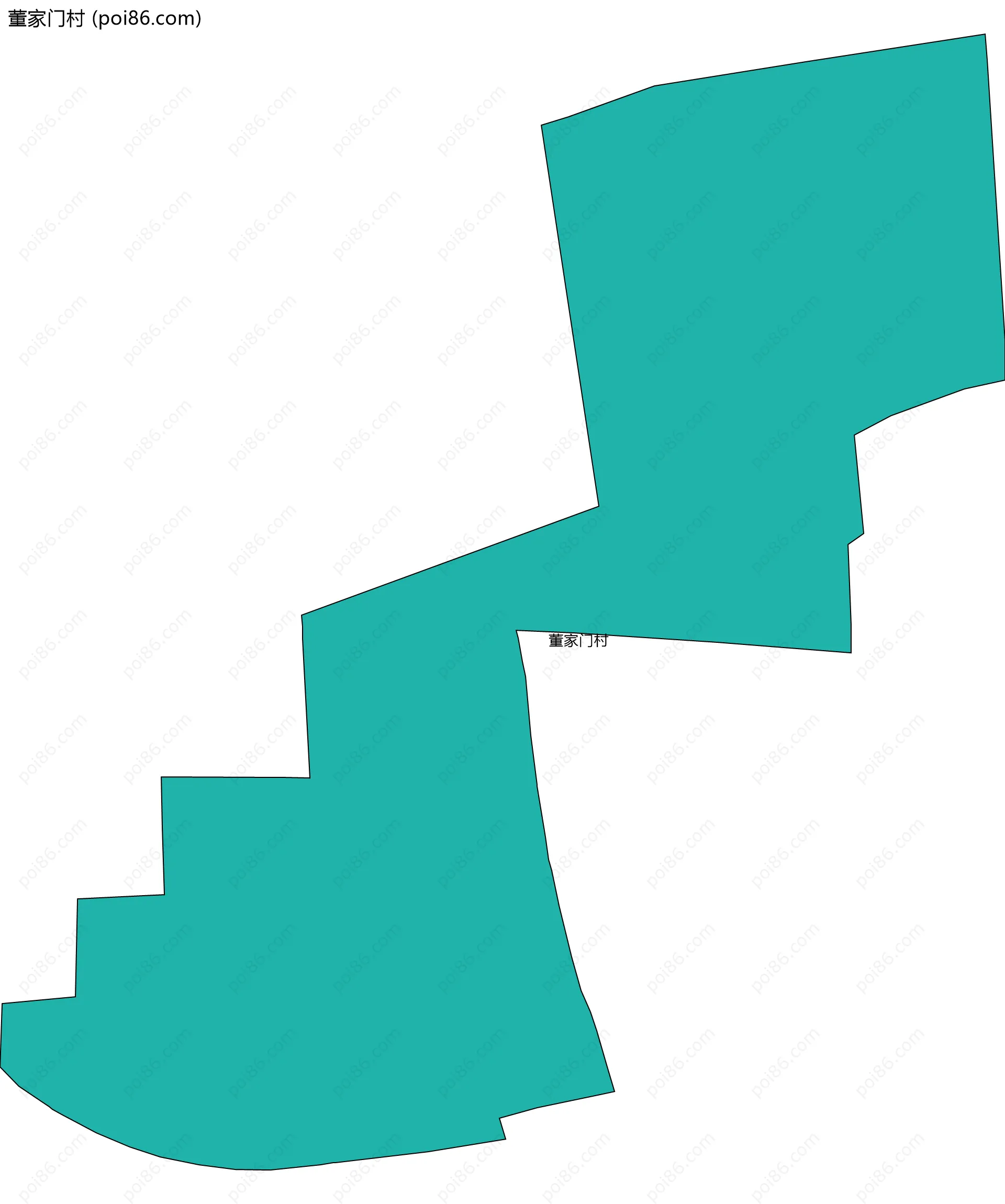 董家门村边界地图