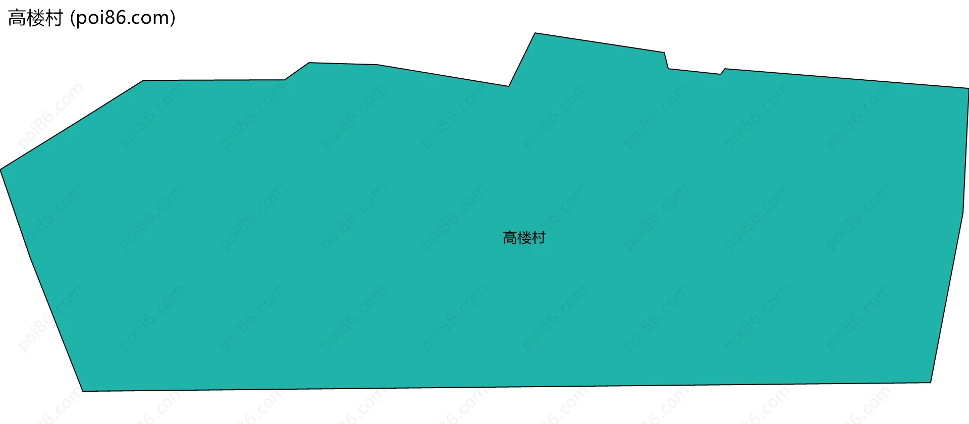 高楼村边界地图