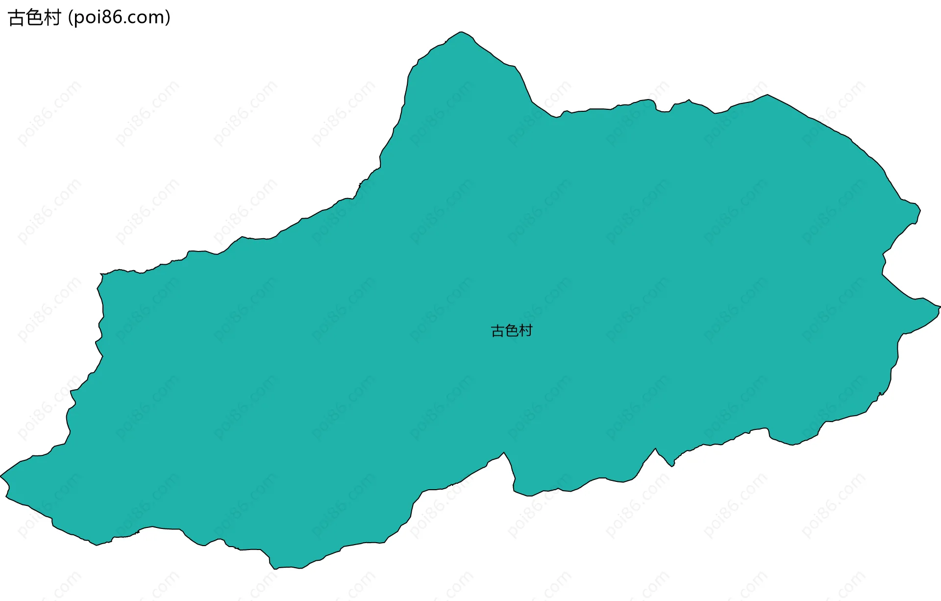 古色村边界地图