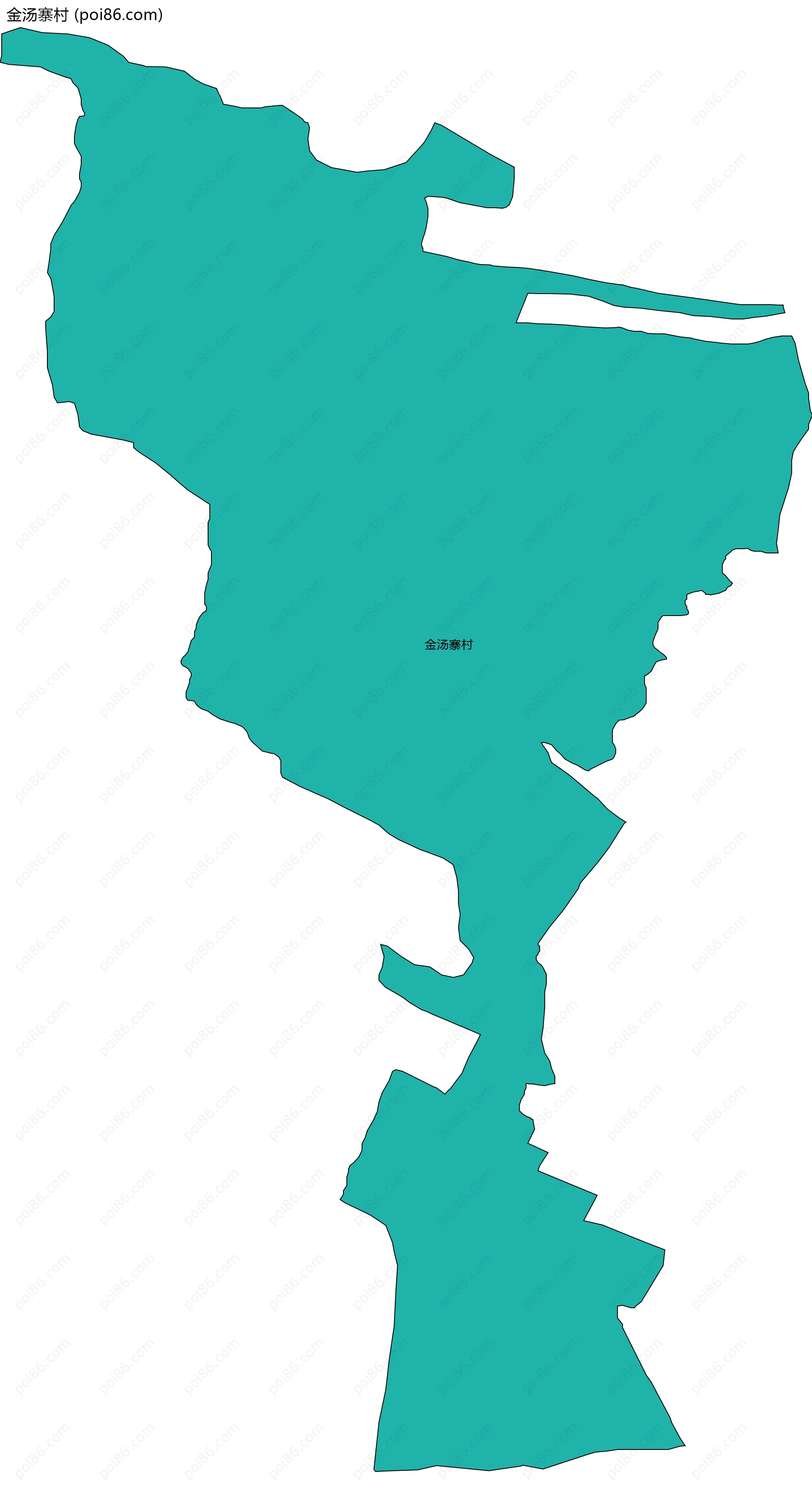 金汤寨村边界地图