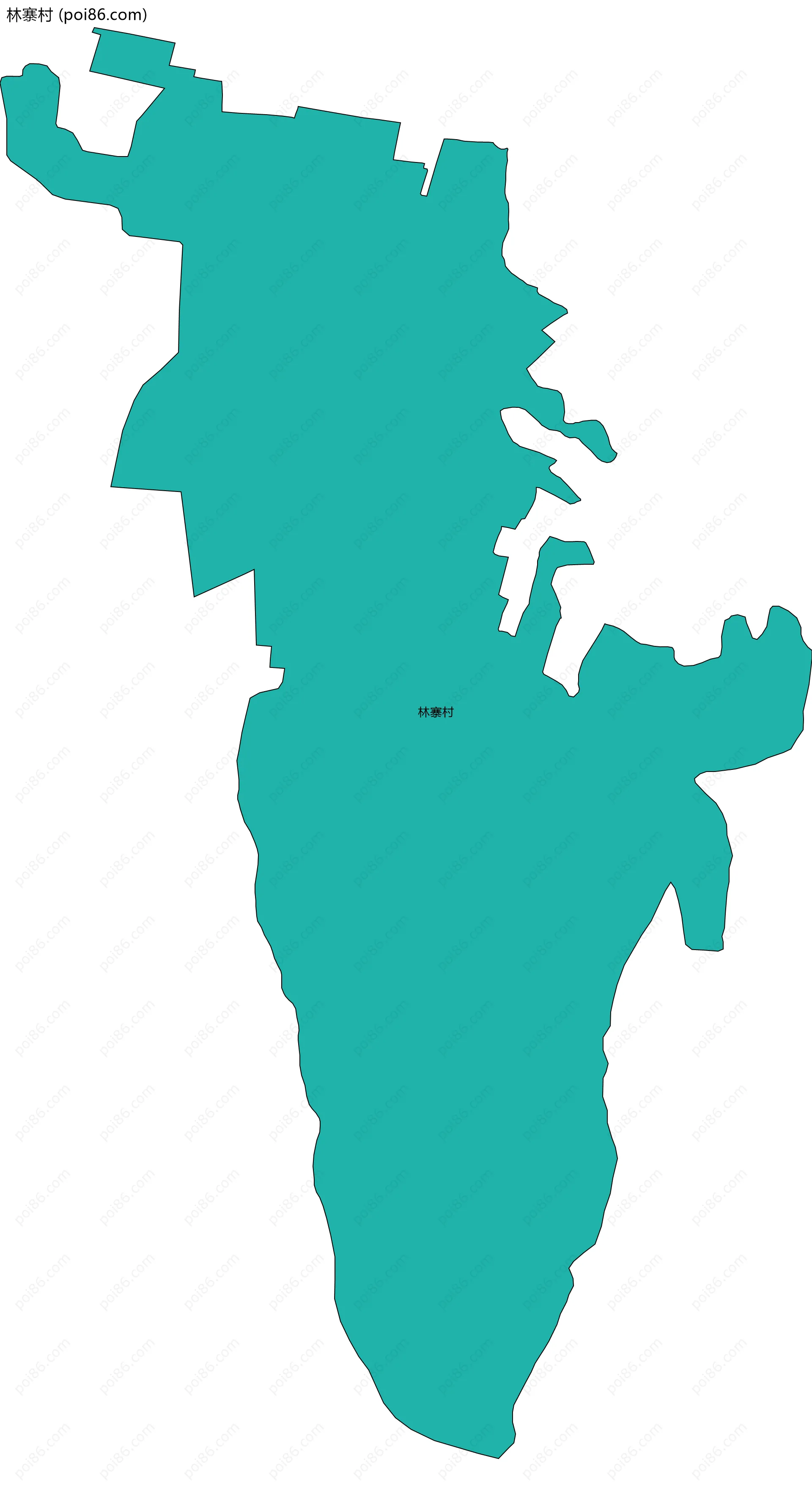 林寨村边界地图