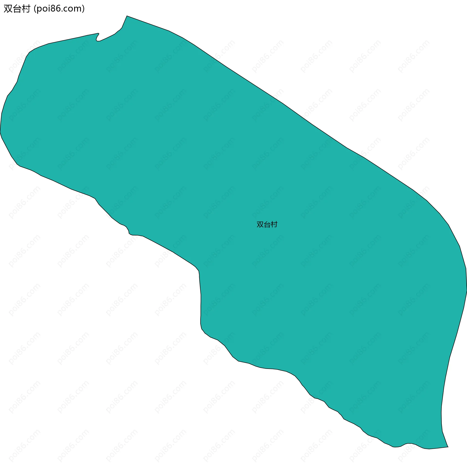 双台村边界地图