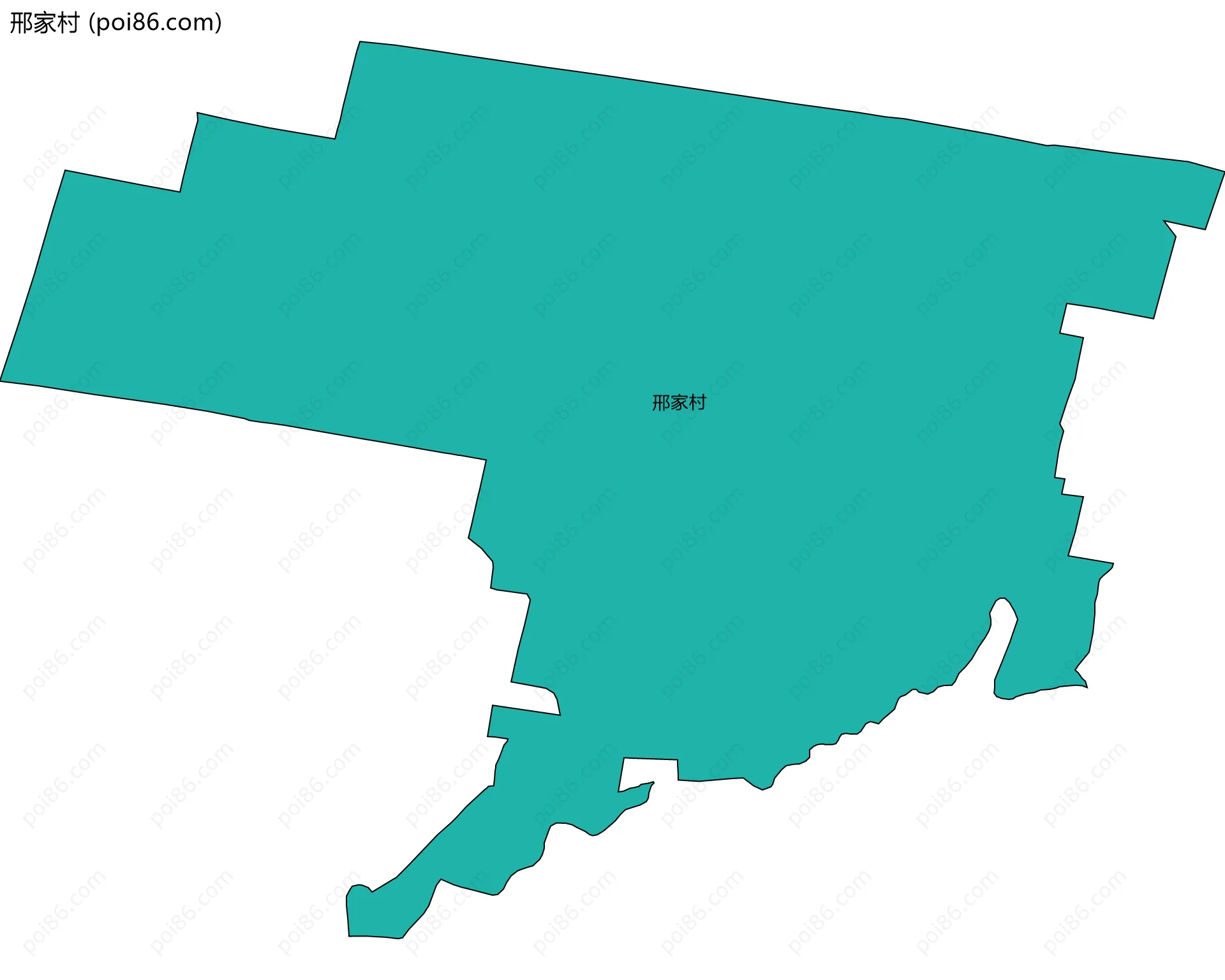 邢家村边界地图