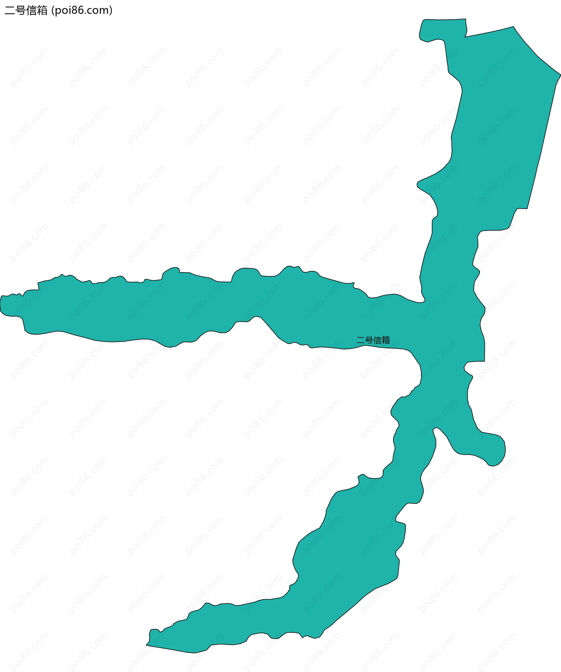 二号信箱边界地图