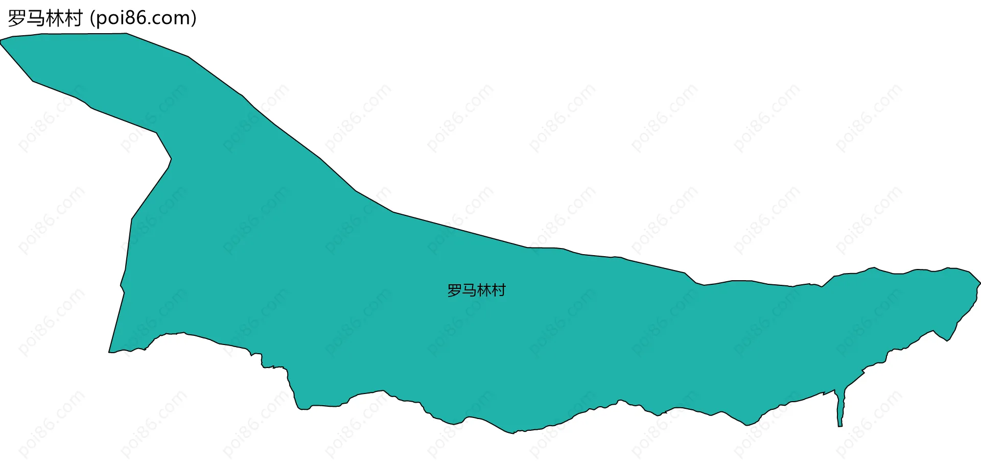罗马林村边界地图