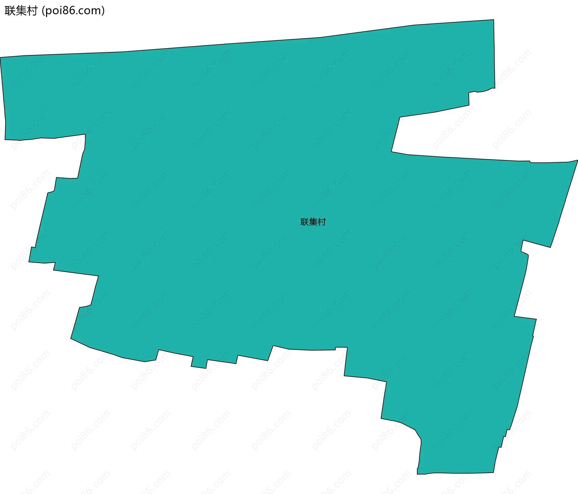 联集村边界地图