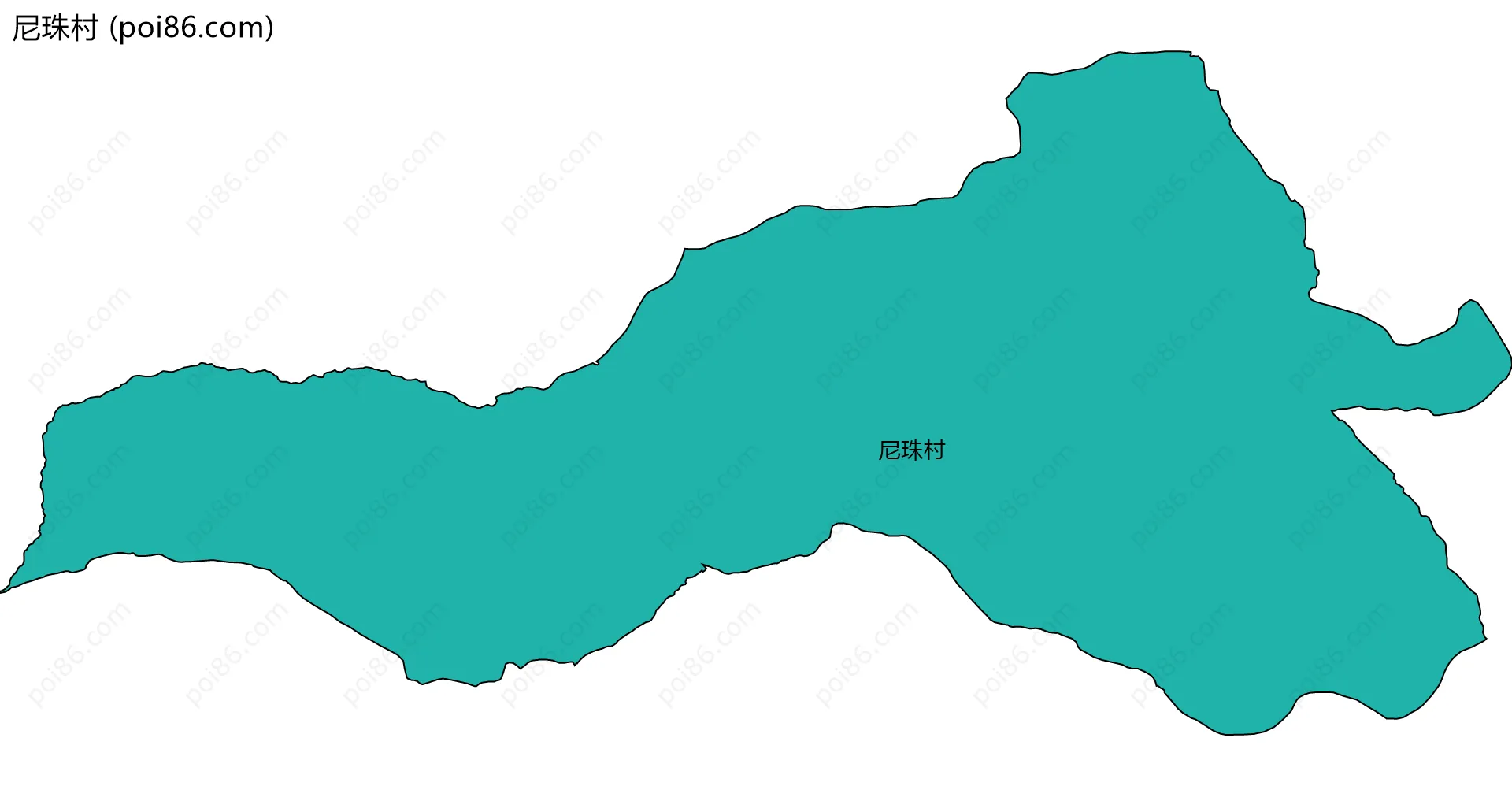 尼珠村边界地图