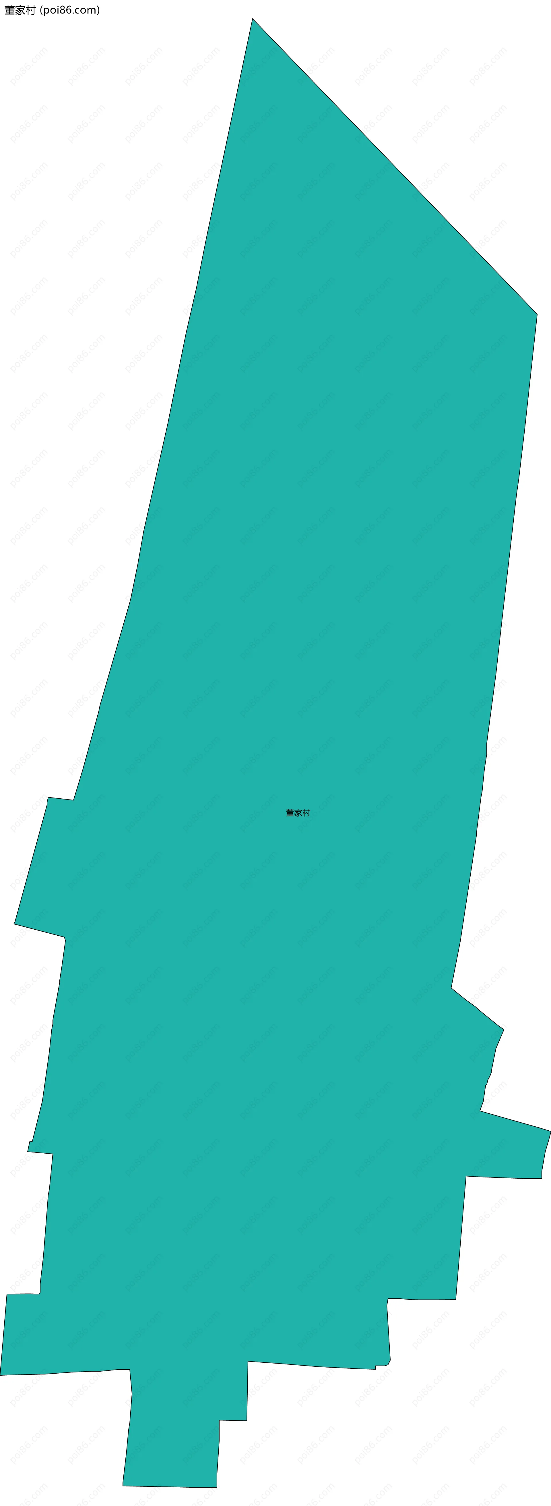 董家村边界地图