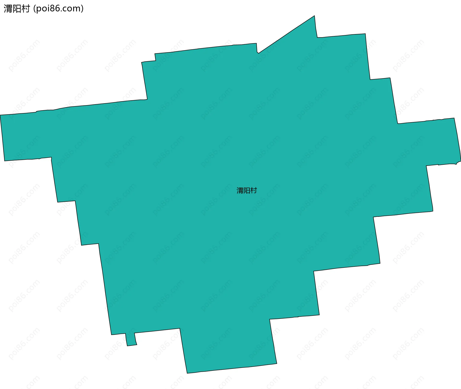 渭阳村边界地图