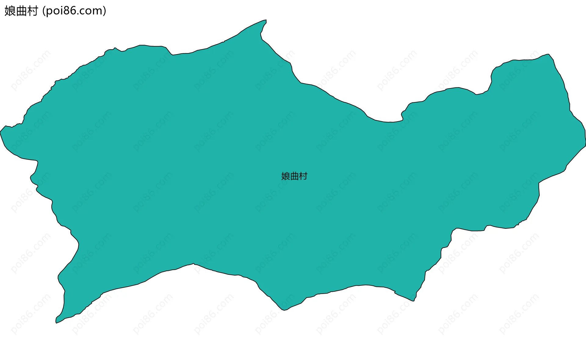 娘曲村边界地图