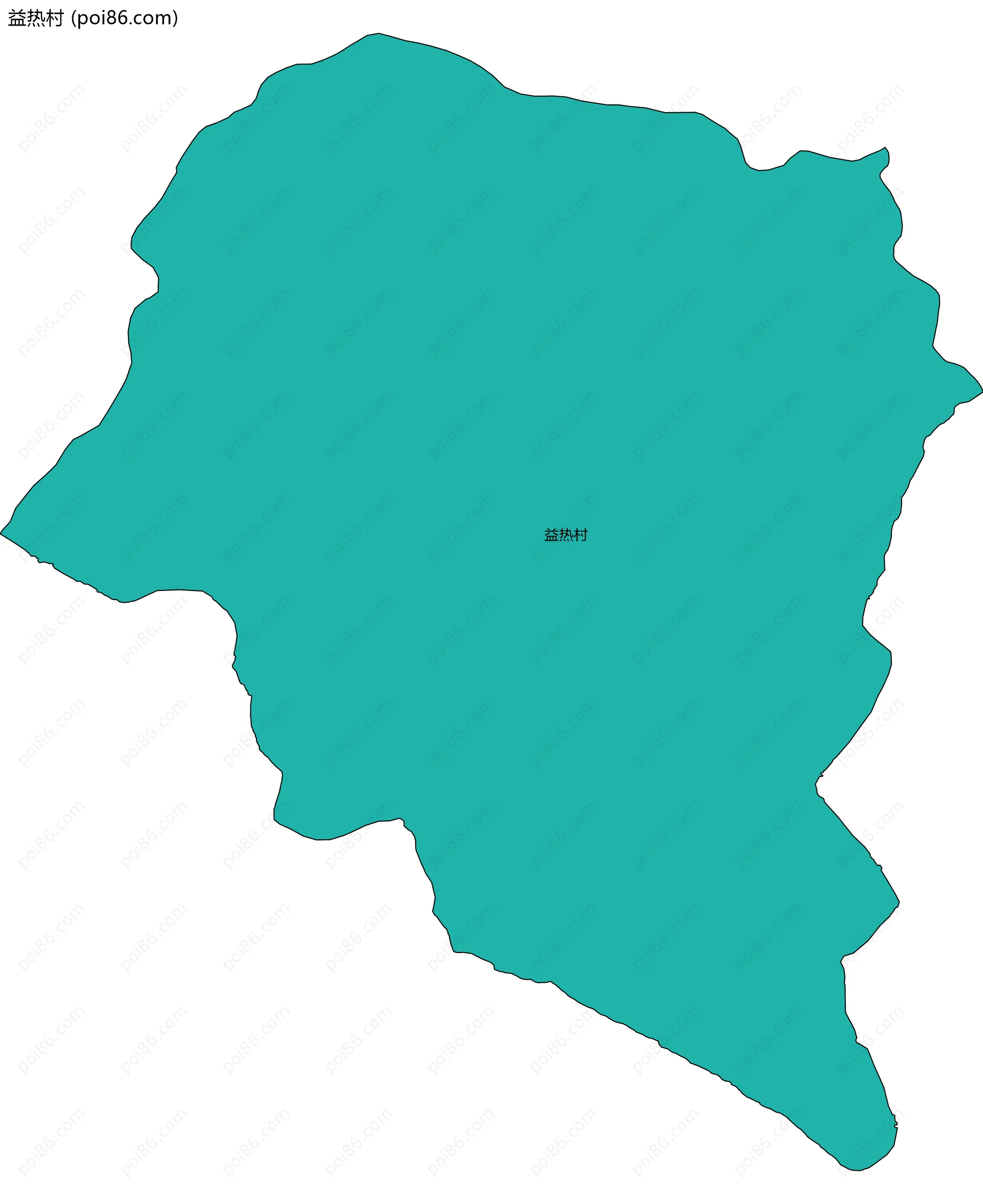 益热村边界地图