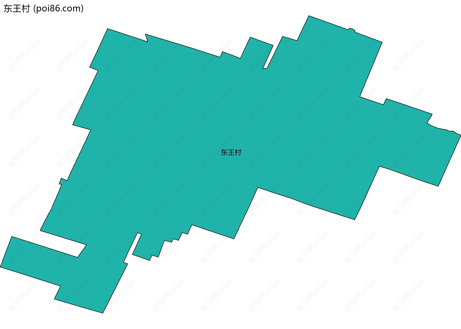 东王村边界地图