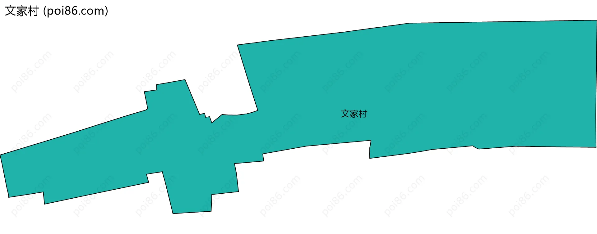 文家村边界地图