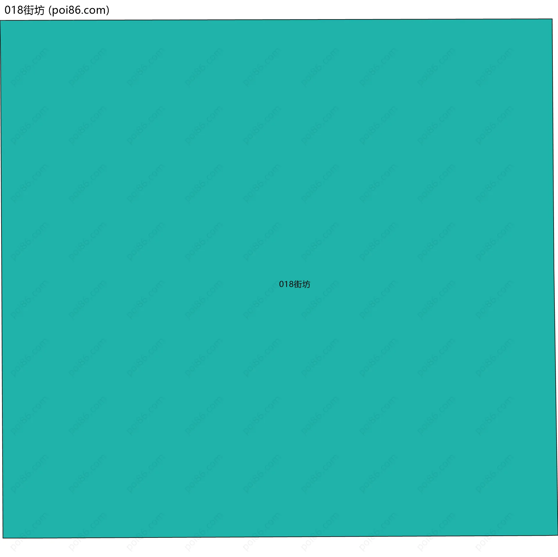 018街坊边界地图