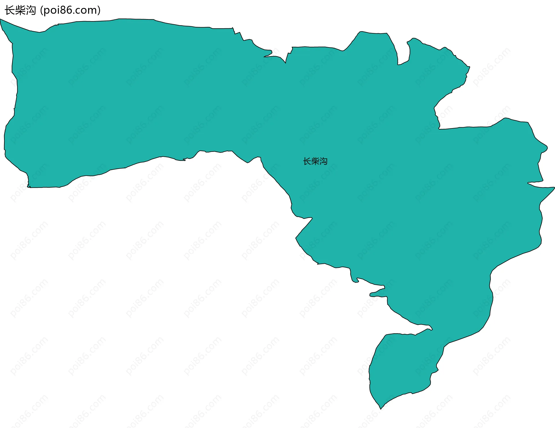 长柴沟边界地图