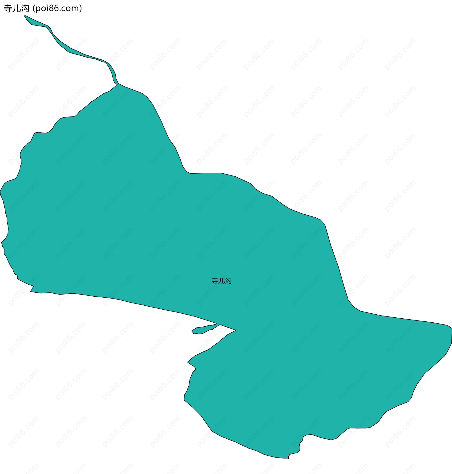 寺儿沟边界地图