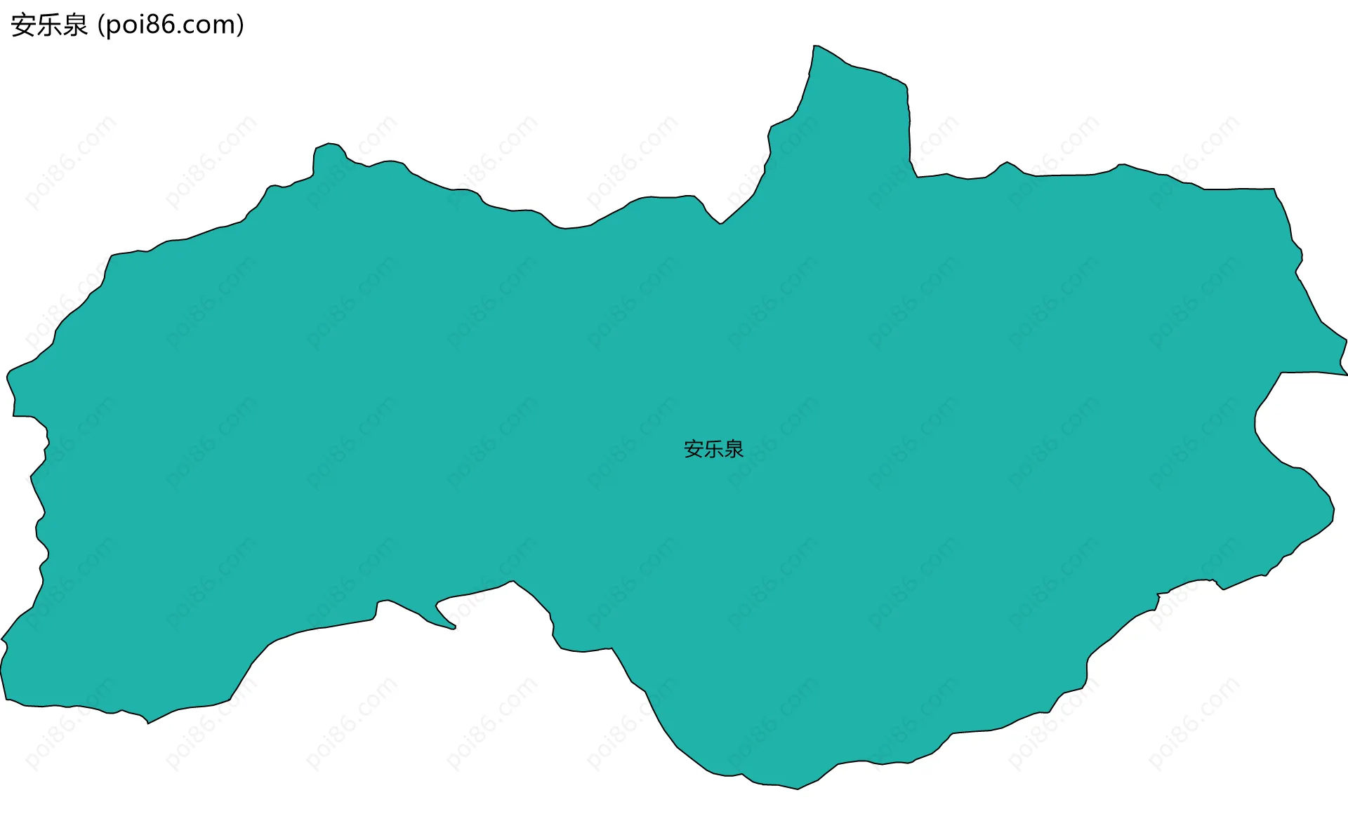 安乐泉边界地图