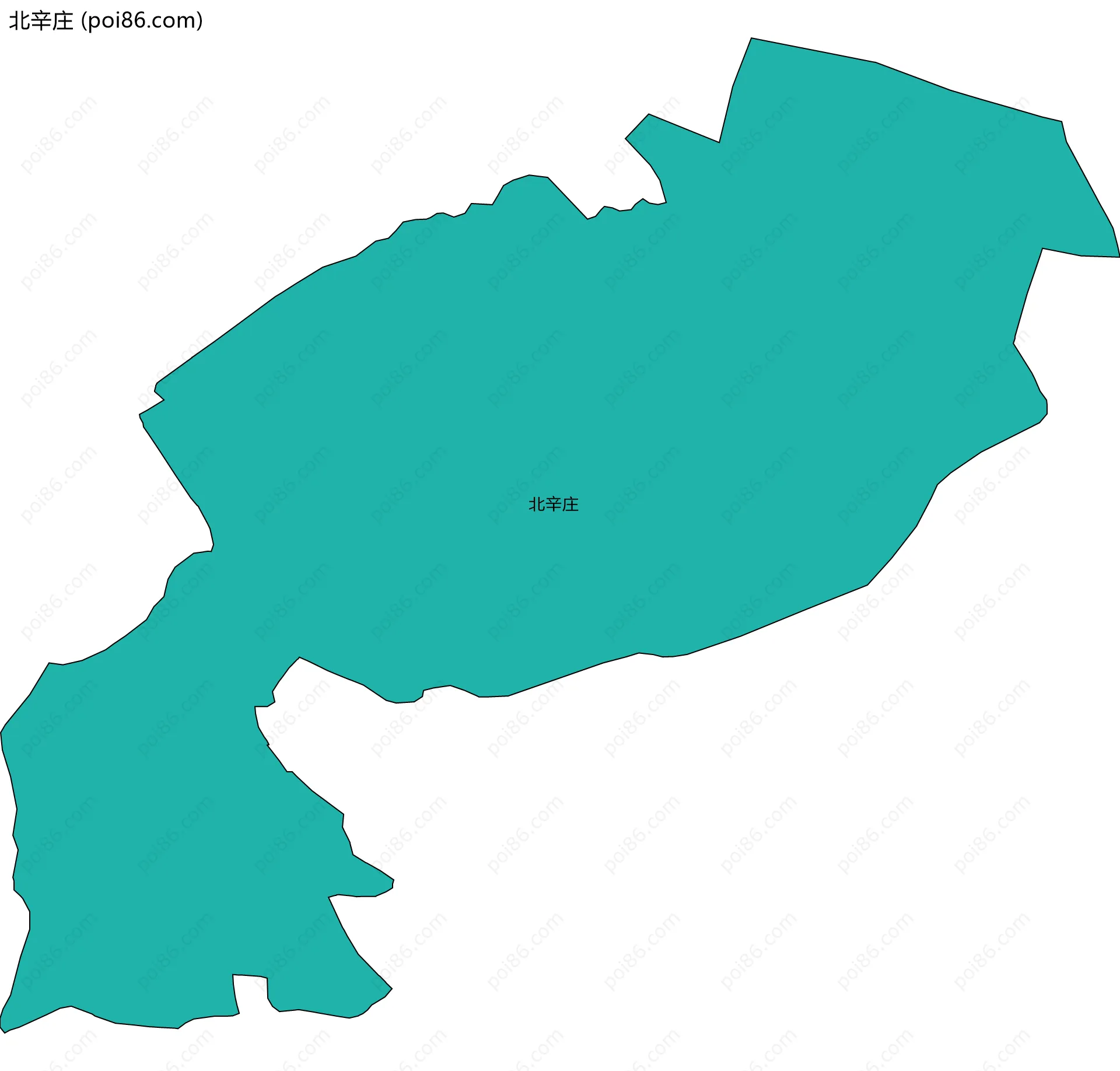 北辛庄边界地图