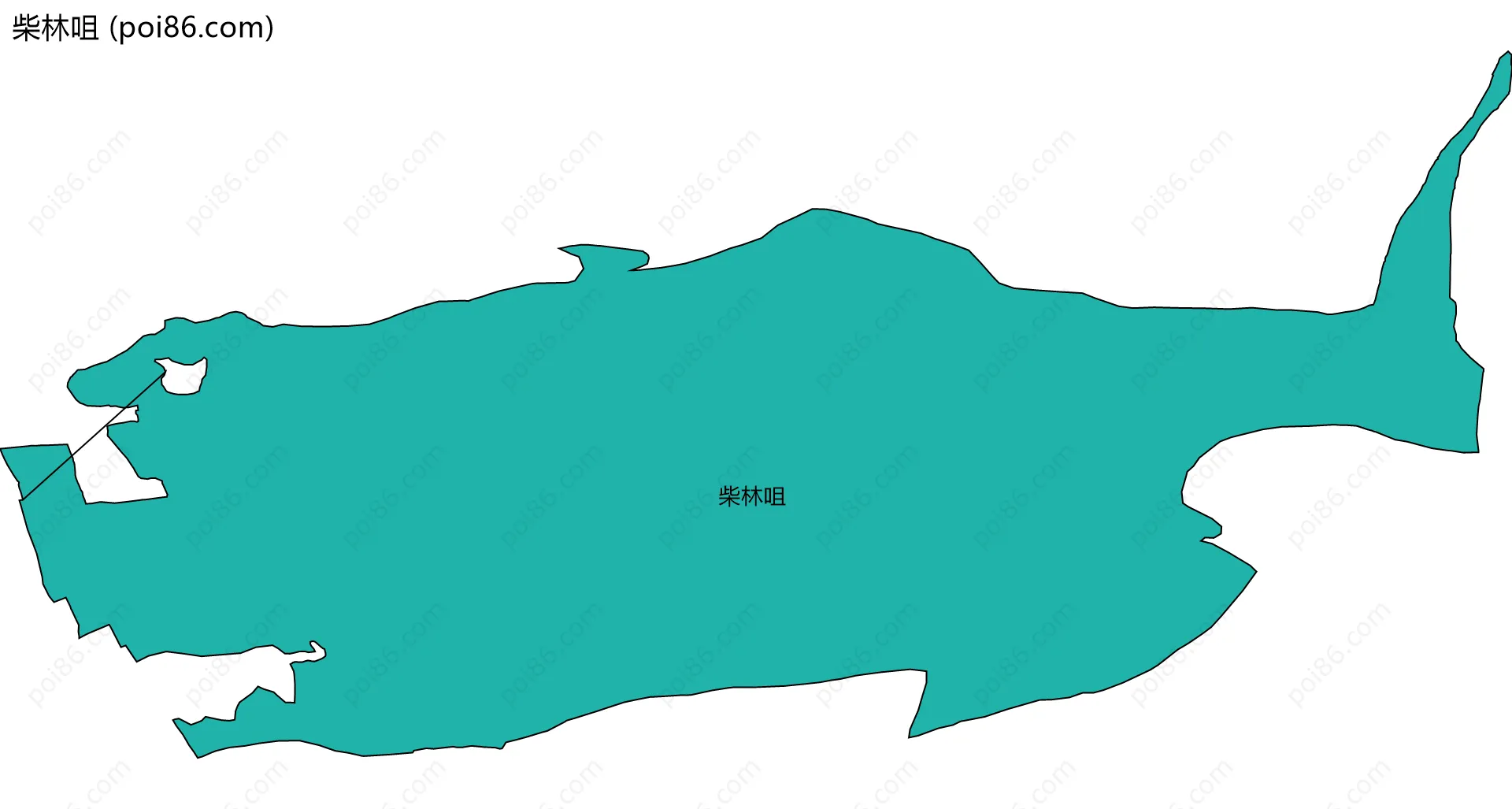 柴林咀边界地图