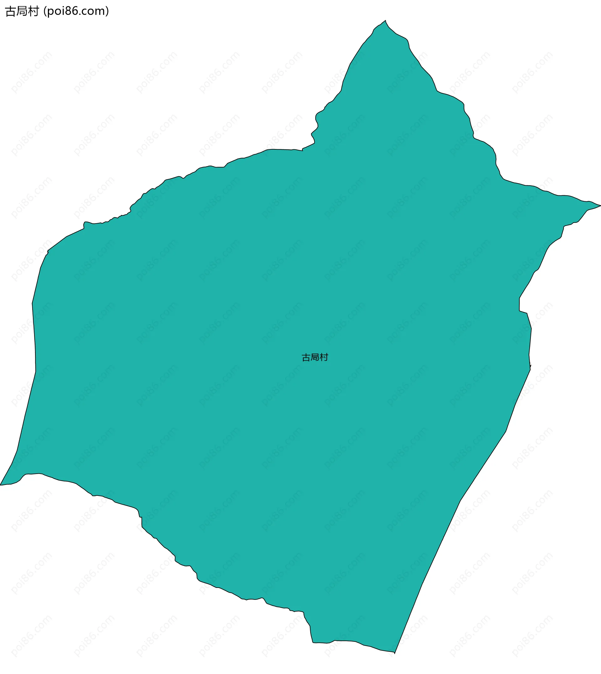 古局村边界地图