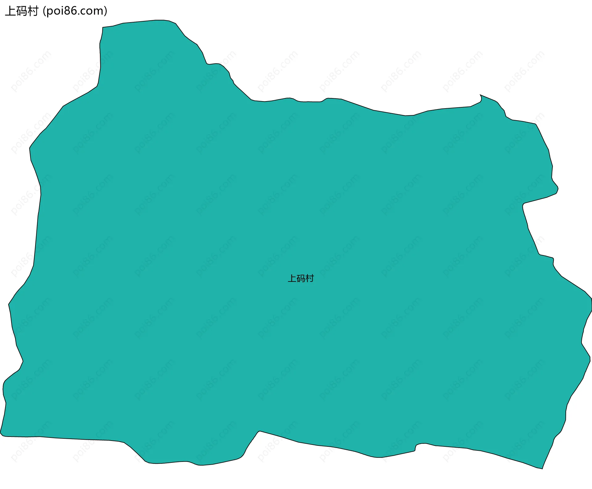 上码村边界地图