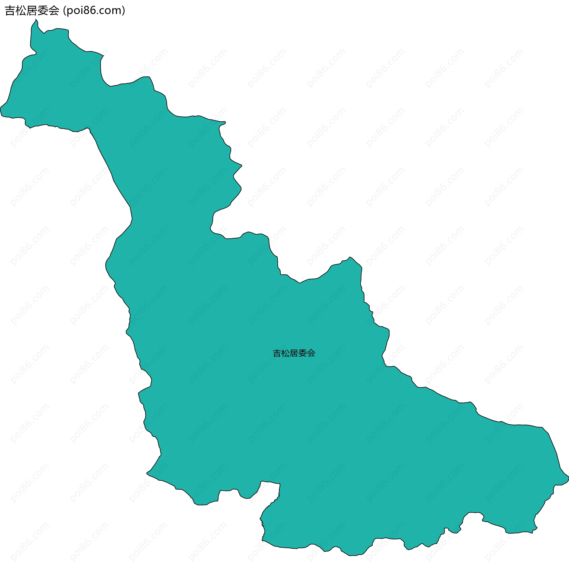 吉松居委会边界地图