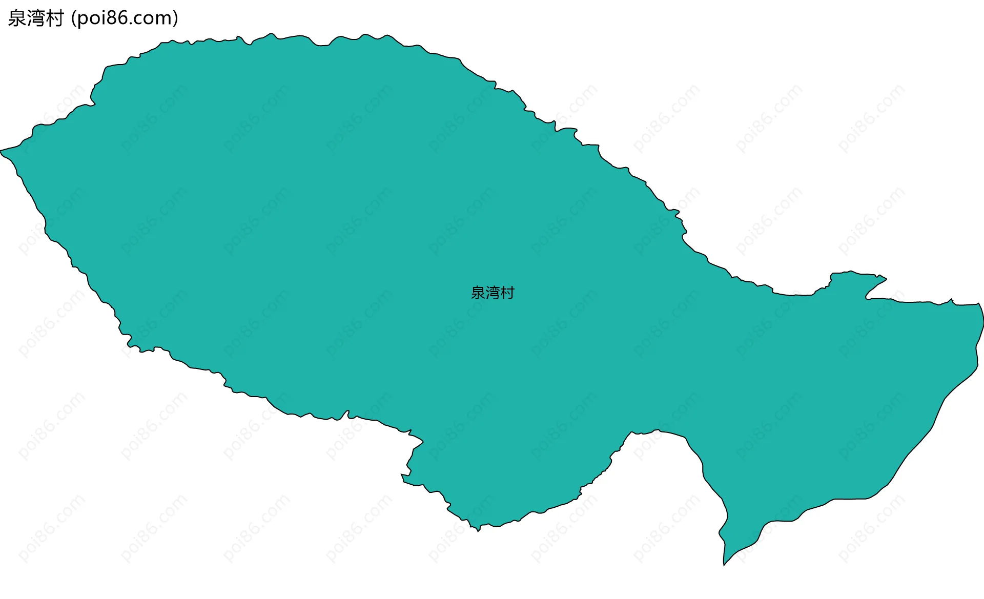 泉湾村边界地图