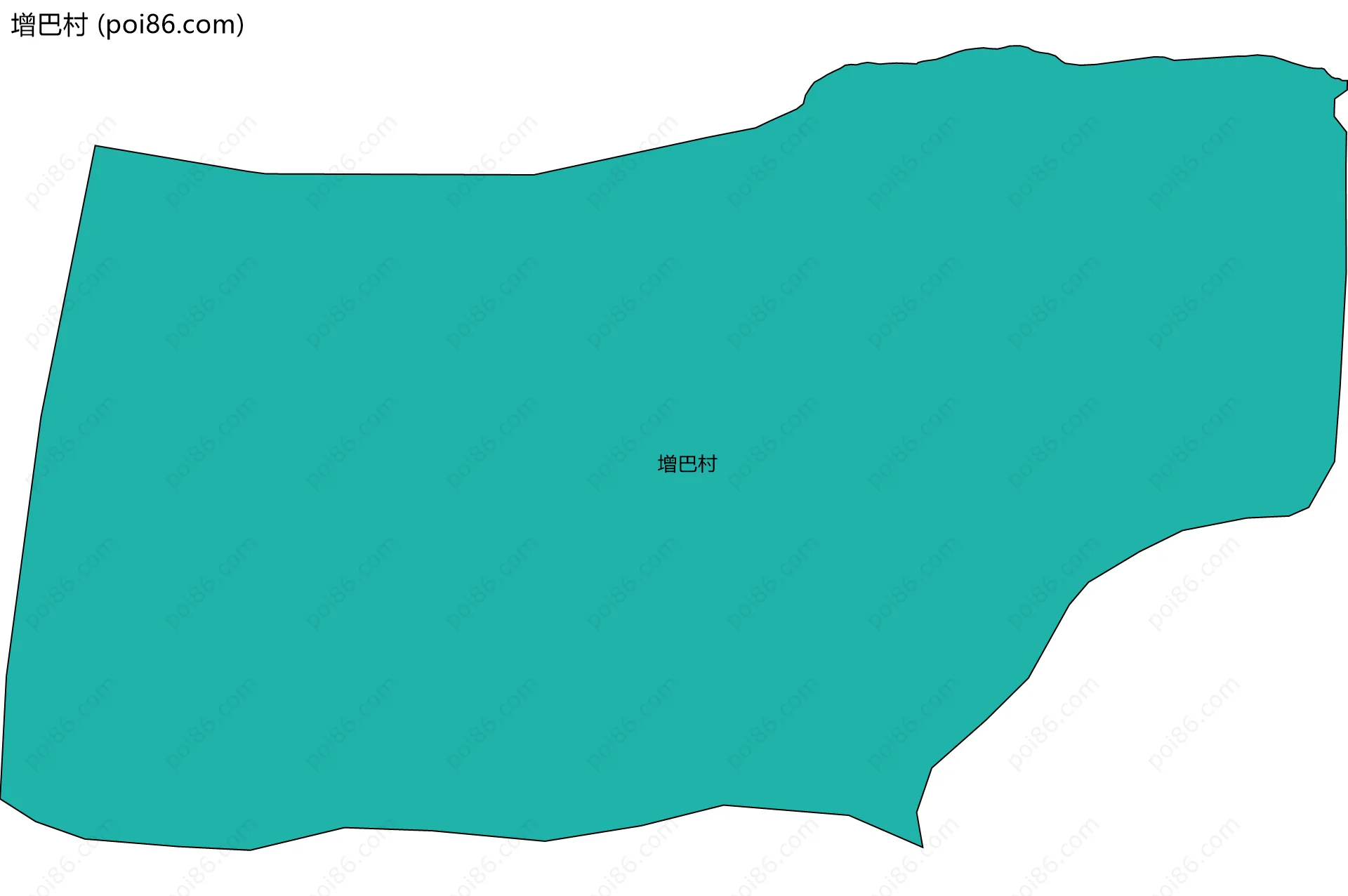 增巴村边界地图