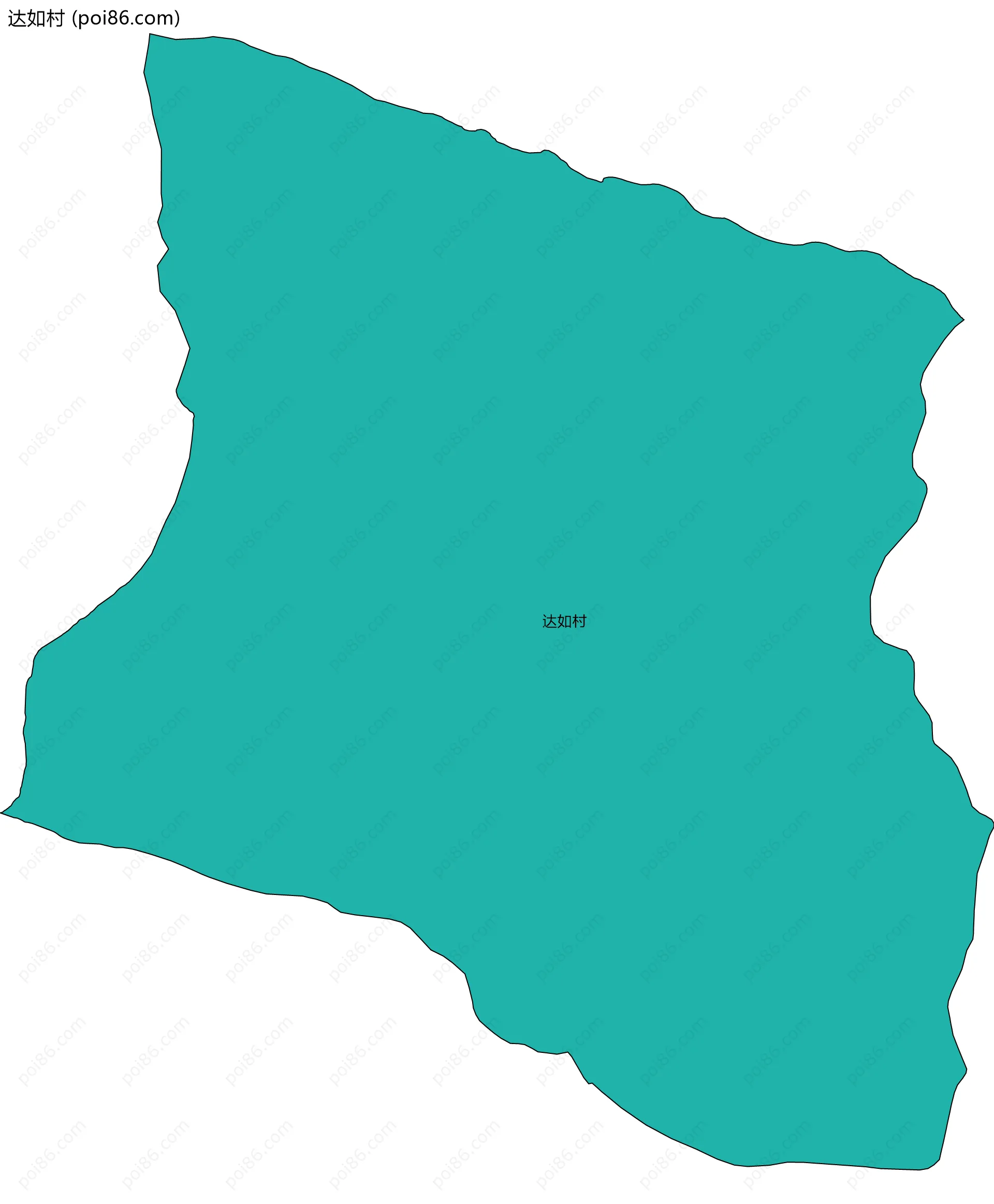 达如村边界地图