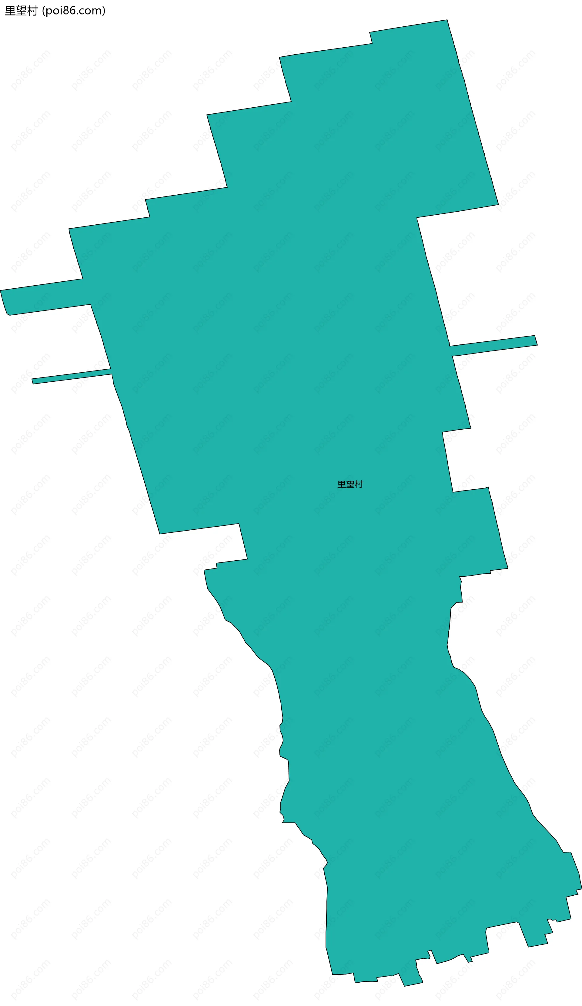 里望村边界地图